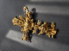 Rare vintage Byzantine cross brooch by Christian Lacroix, Comedies Francais