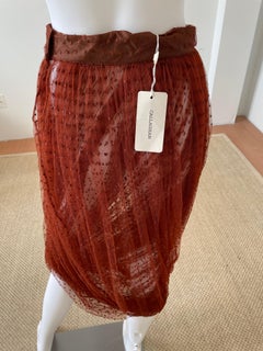 Rare Vintage CALLAGHAN 1990 Tulle Pouf Wrap Skirt