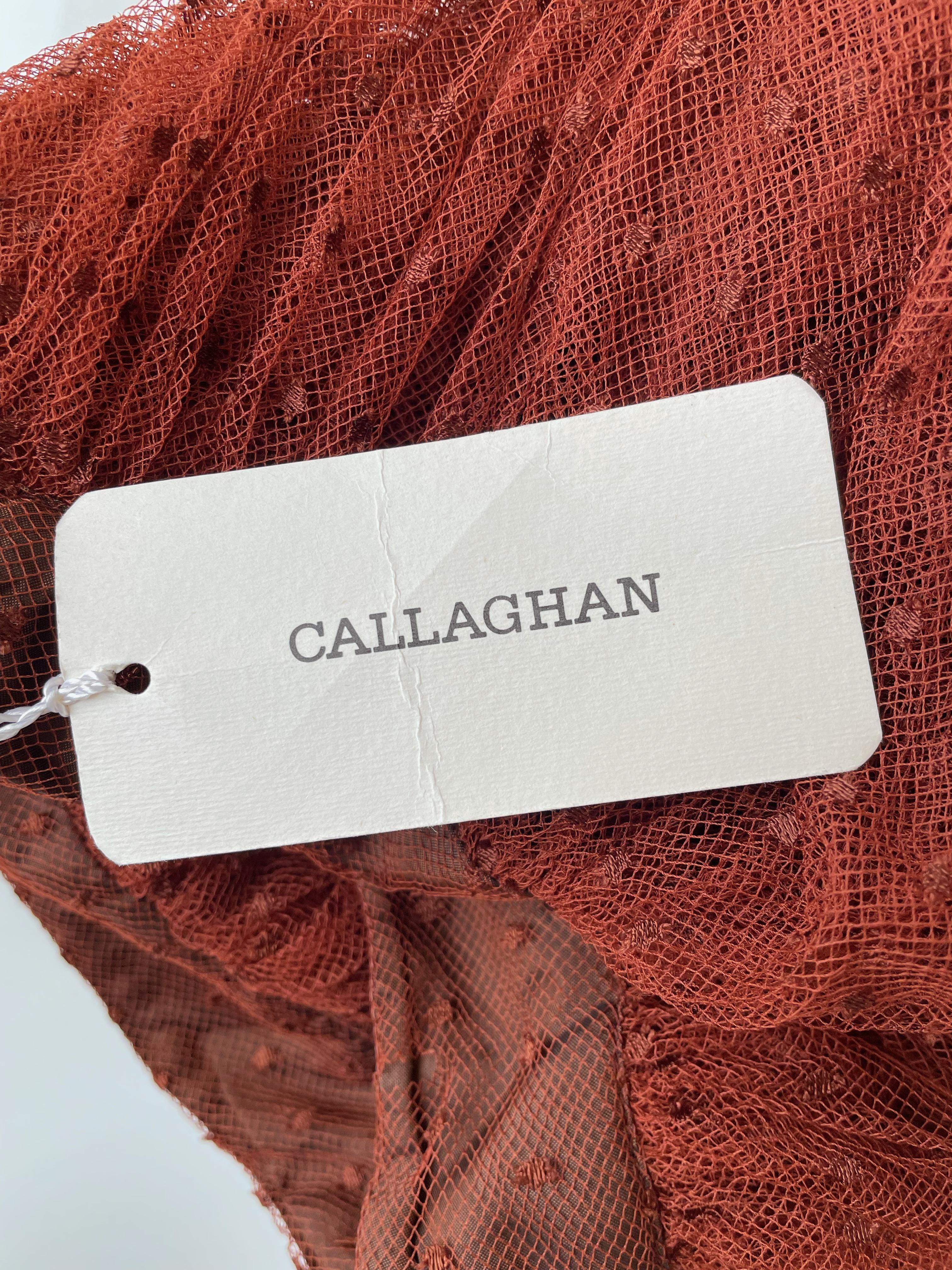 Rare Vintage CALLAGHAN 1990 Tulle Pouf Wrap Skirt For Sale 2