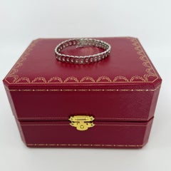 Rare Vintage Cartier C De Cartier 18k White Gold Link Bracelet With Box & Links
