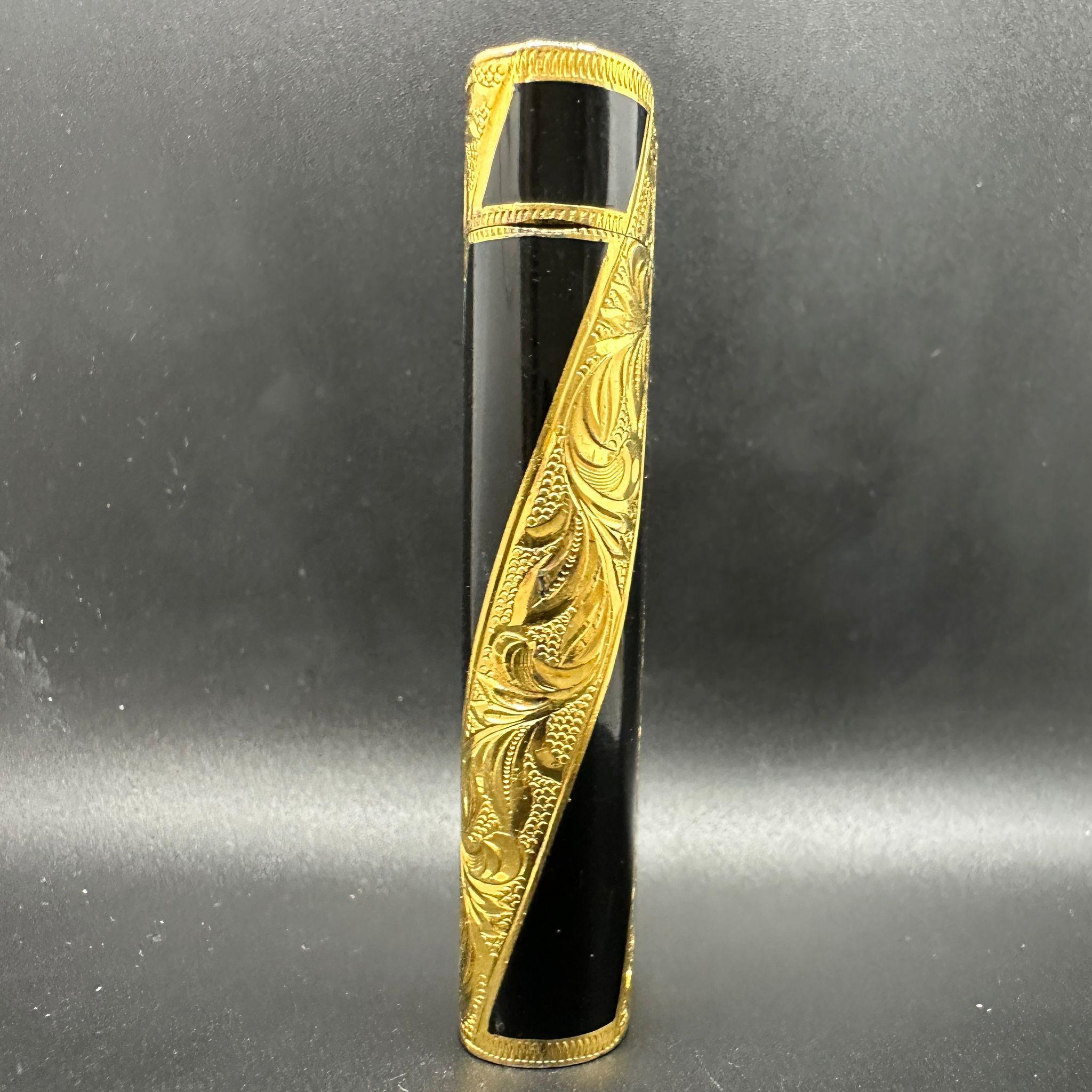 Seltene Vintage Cartier circa 1980 18k Gold und Lack 