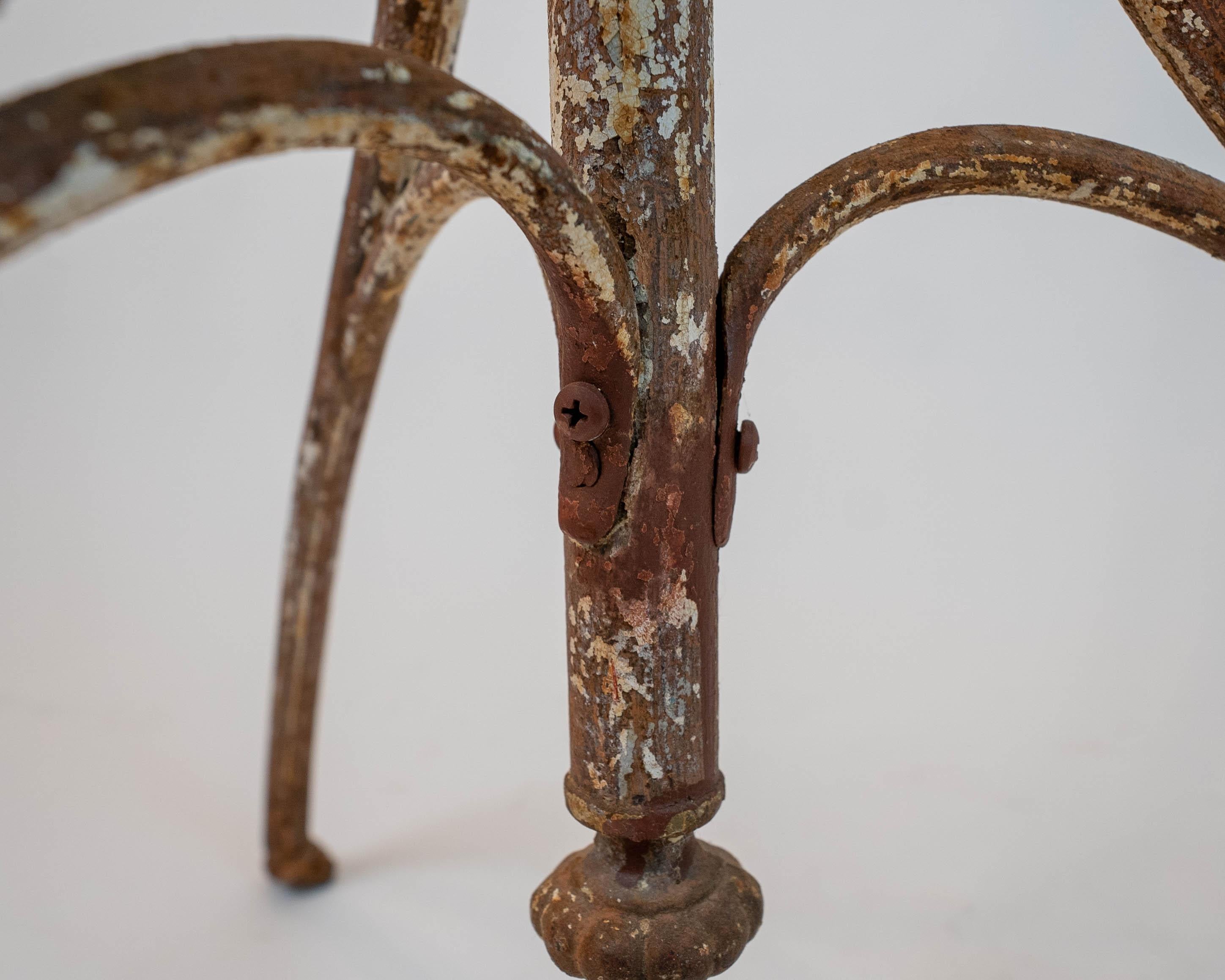 Rare Vintage Cast Iron Coat Rack from Budapest For Sale 5