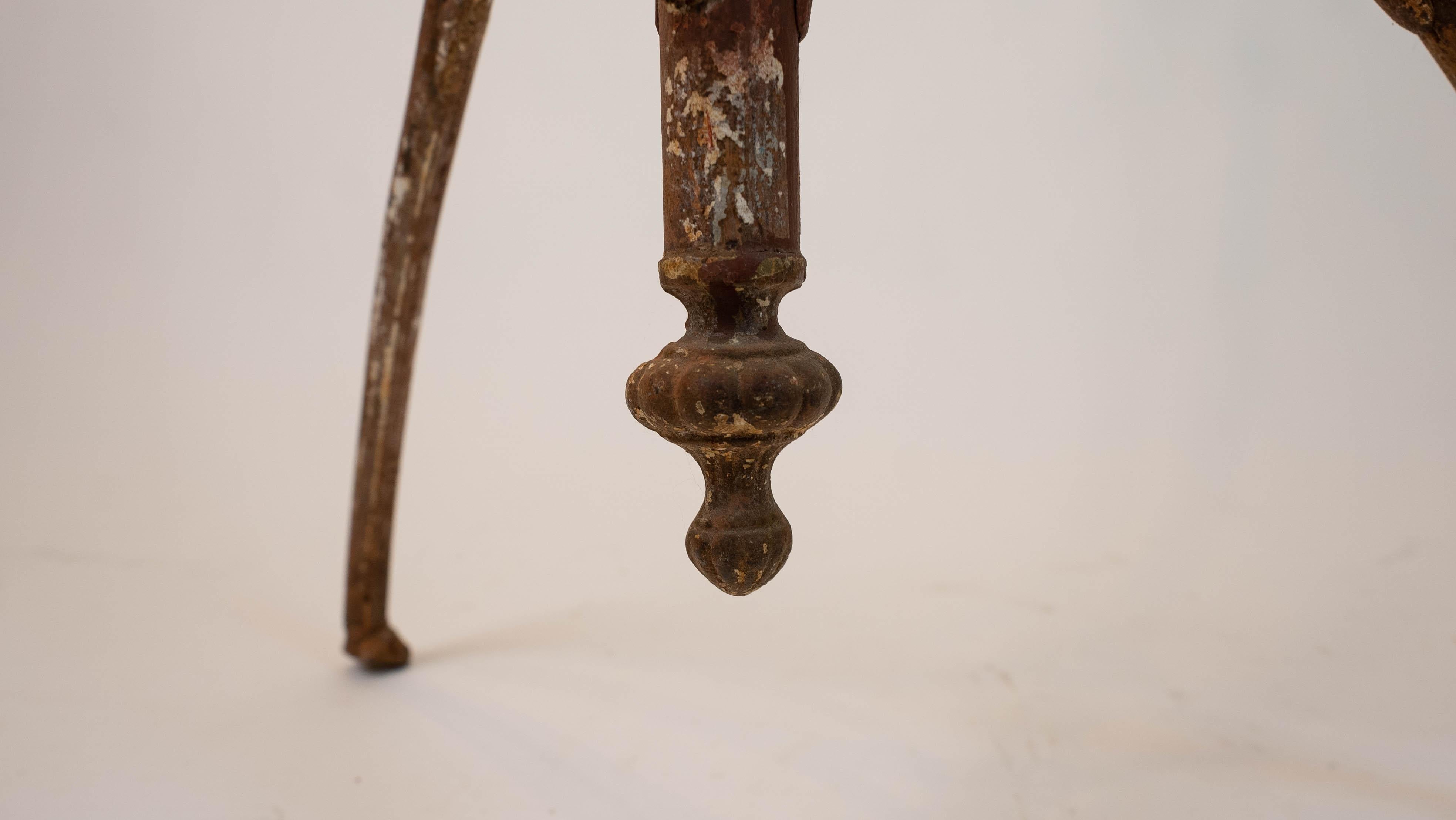 Rare Vintage Cast Iron Coat Rack from Budapest For Sale 7