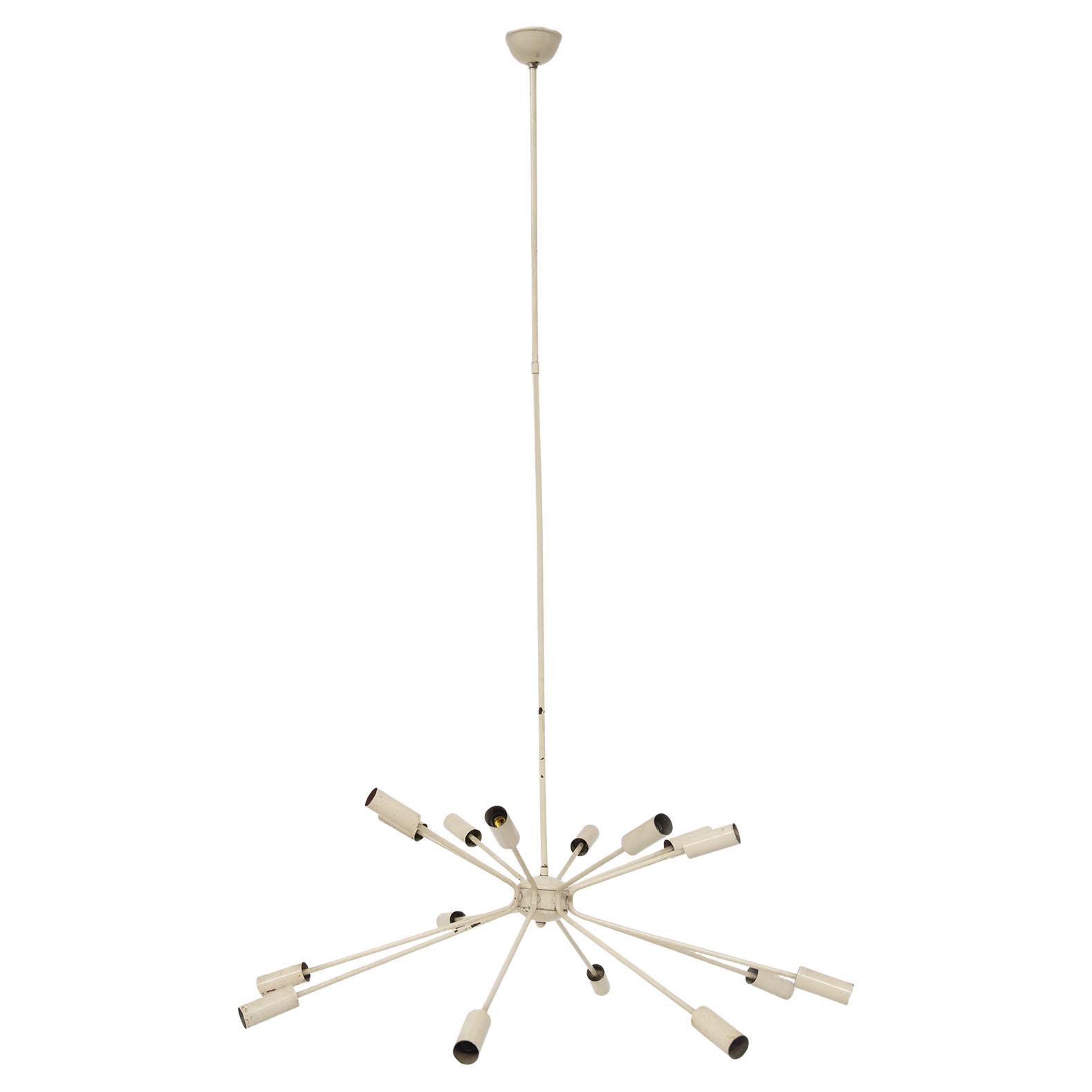 Rare Vintage Chandelier by Gino Sarfatti for ArteLuce, 1930s For Sale