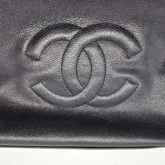 Rare Vintage Chanel Black Caviar XL Supermodel Tote