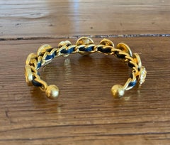 Rare vintage Chanel bracelet with coins.