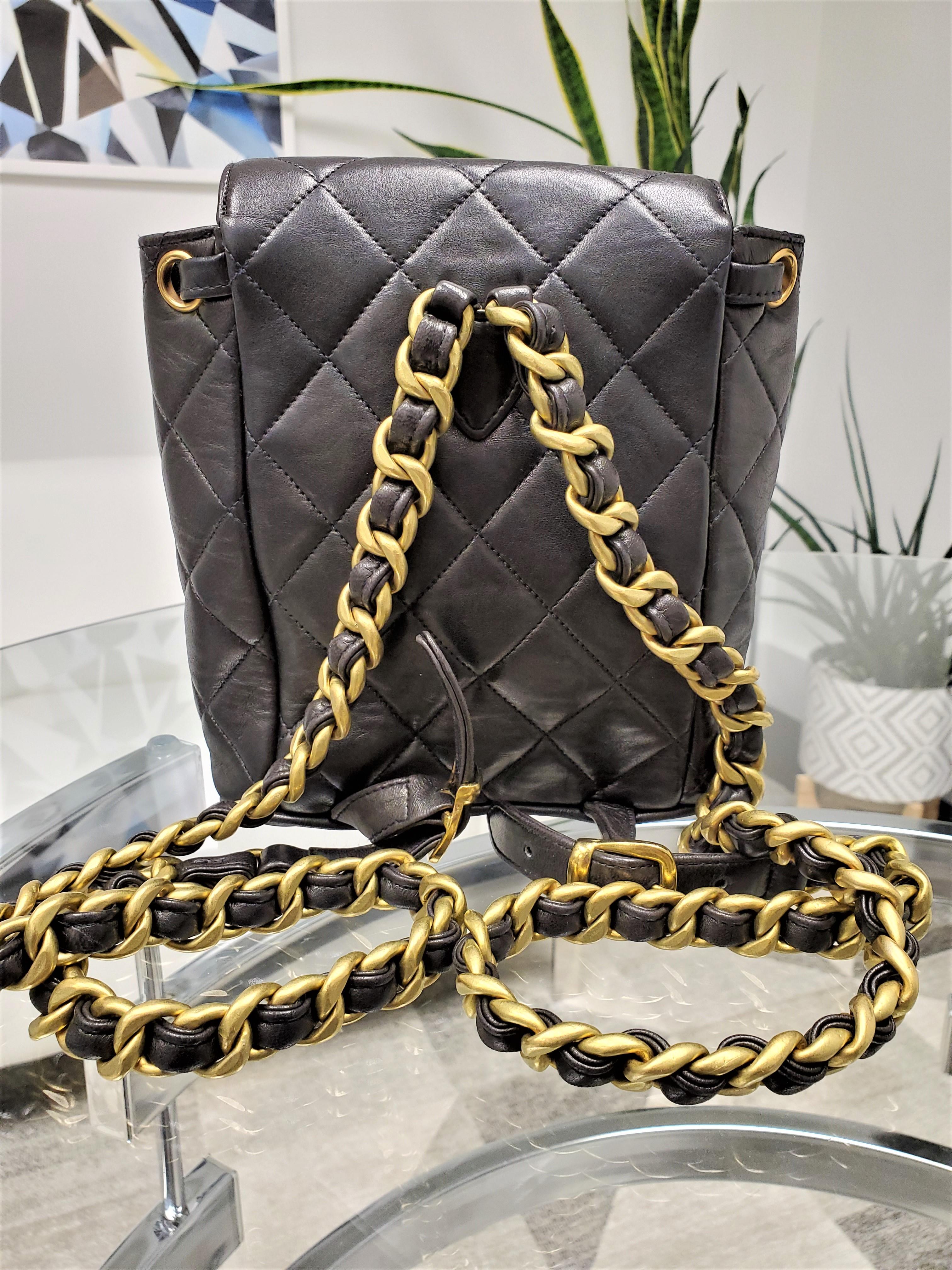 chanel mini duma backpack