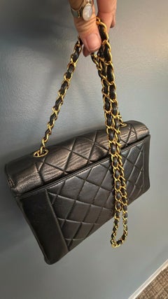 RARE Vintage Chanel Diana Bag with Back pocket Series 5