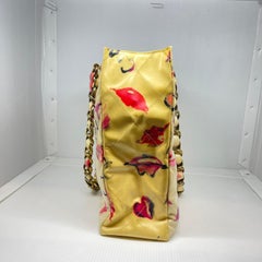 Rare Vintage Chanel Extra Large Patent Lips and Heart Tote