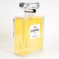 Rare Vintage Chanel Perfume Bottle in Plexiglass, 20th Century.