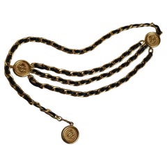 Rare Vintage Chanel Triple Layered Waist Belt