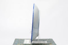 Rare Vintage Chinese Porcelain Proc Relief Plate of Flowers China, 1970-1990