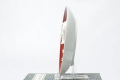 Rare Vintage Chinese Porcelain PROC Relief Plate of Flowers China, 1970-1990