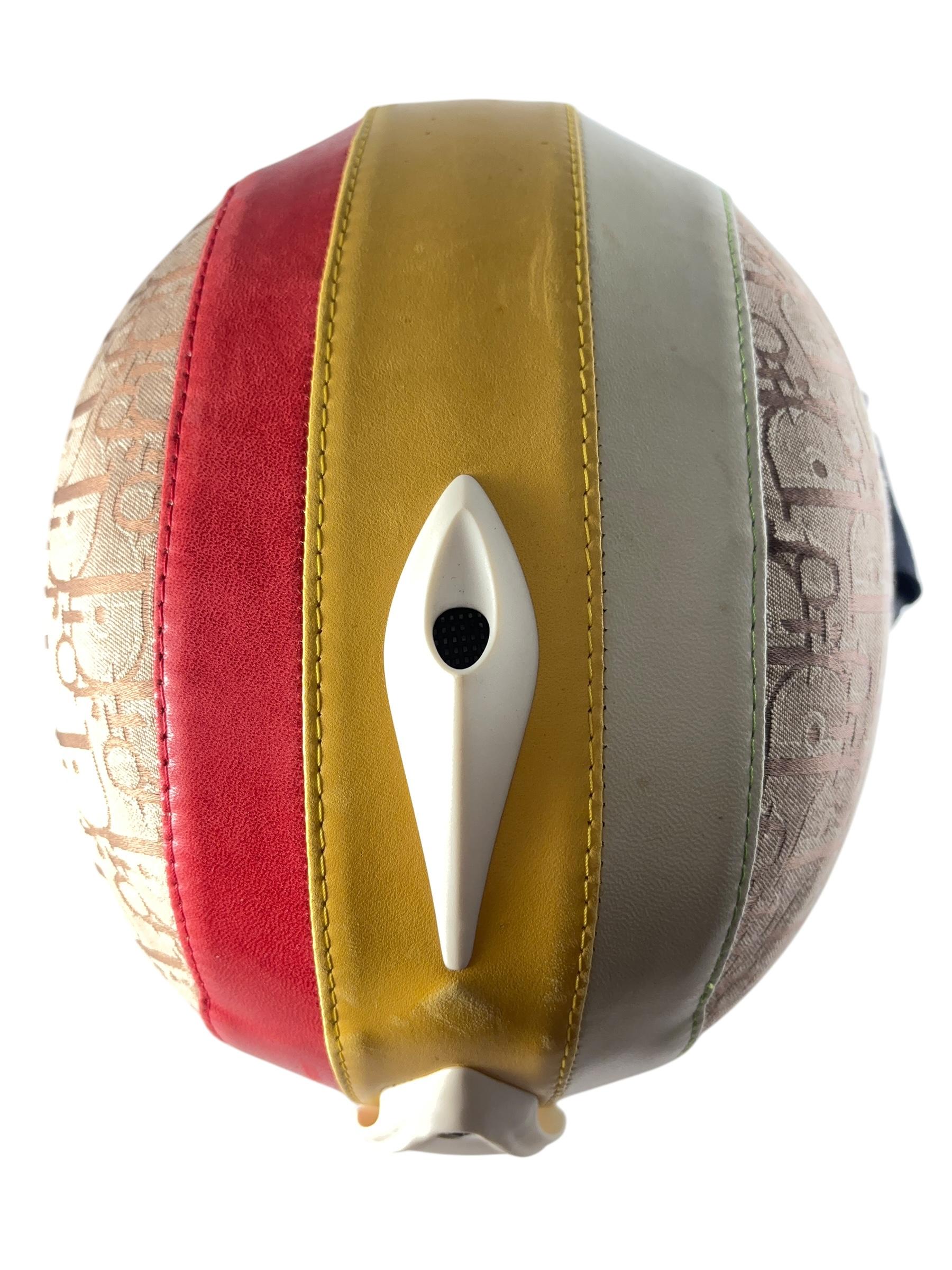 Rare Vintage Christian Dior A/W 2004 Helmet John Galliano Era Rasta Collection 7