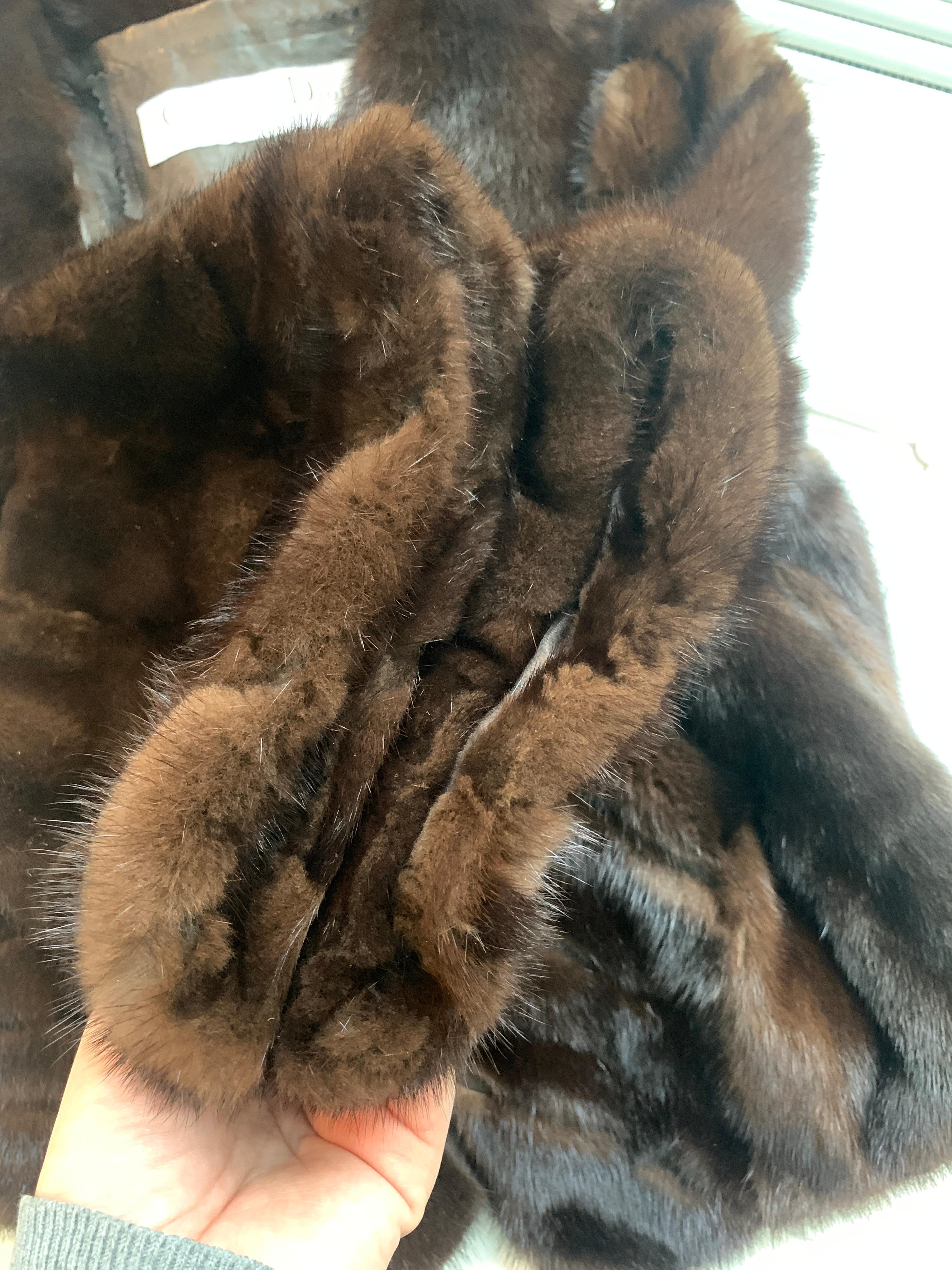 Rare! Vintage Christian Dior & John Galliano 2006 Mink Fur Jacket For Sale 7