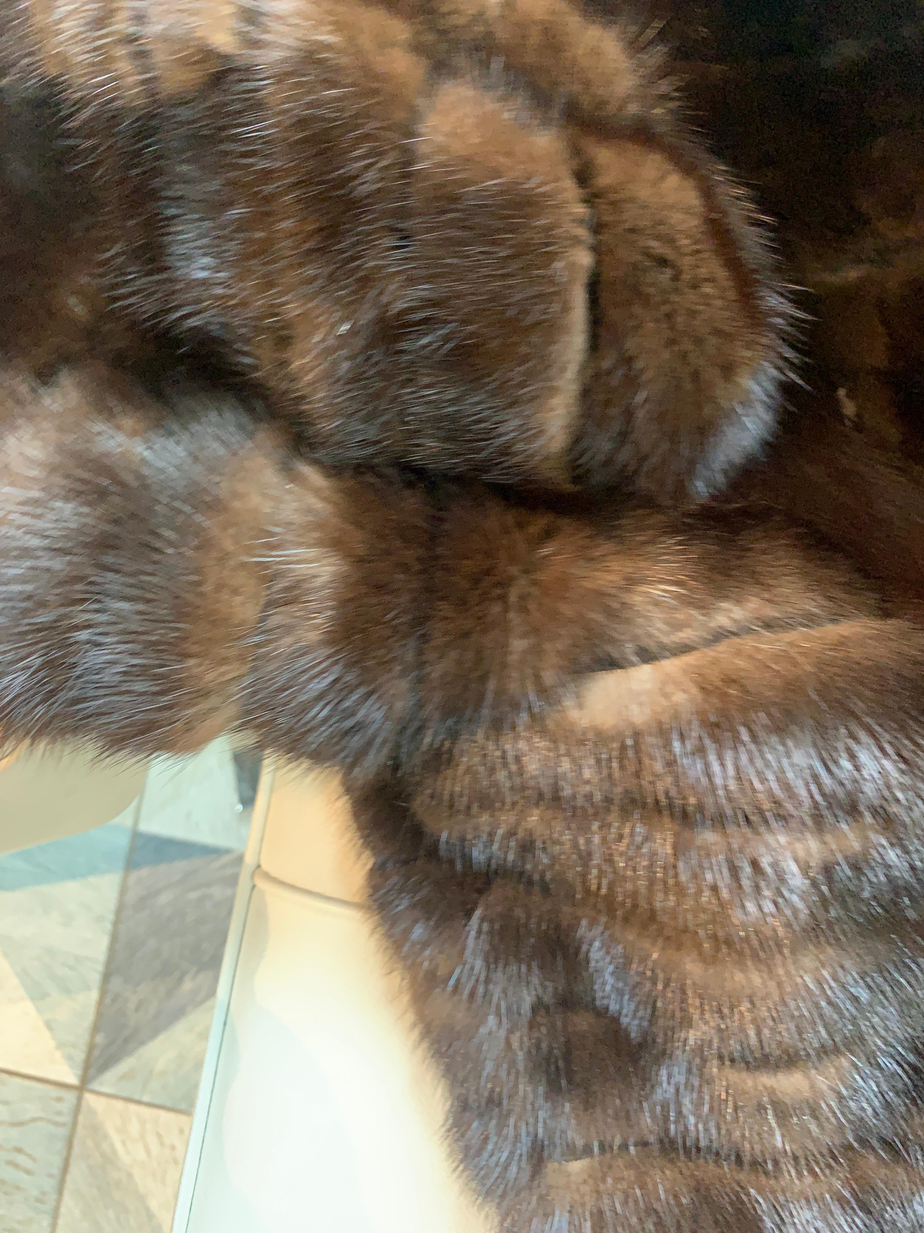 Rare! Vintage Christian Dior & John Galliano 2006 Mink Fur Jacket For Sale 2