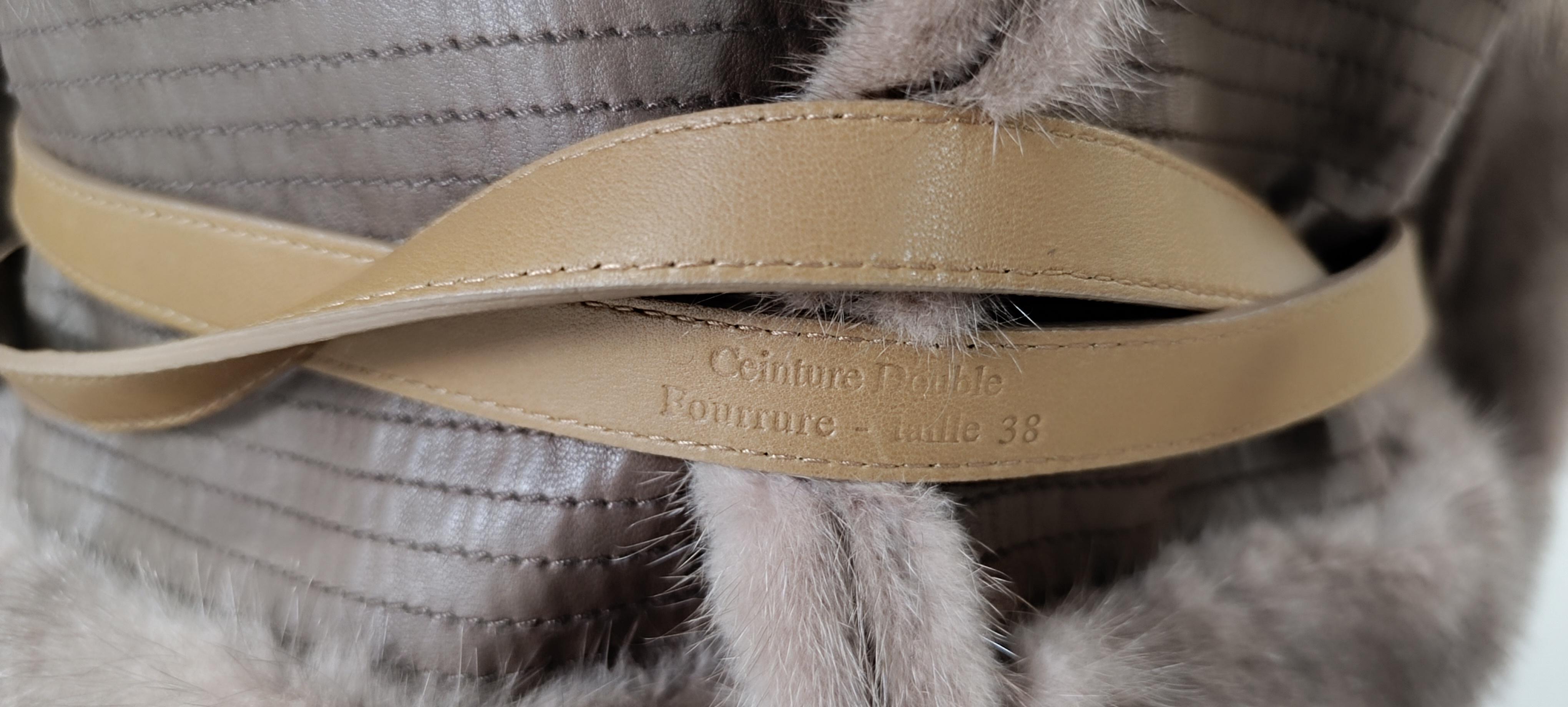 Rare! Vintage Christian Dior & John Galliano 2007 Mink Fur Jacket For Sale 6