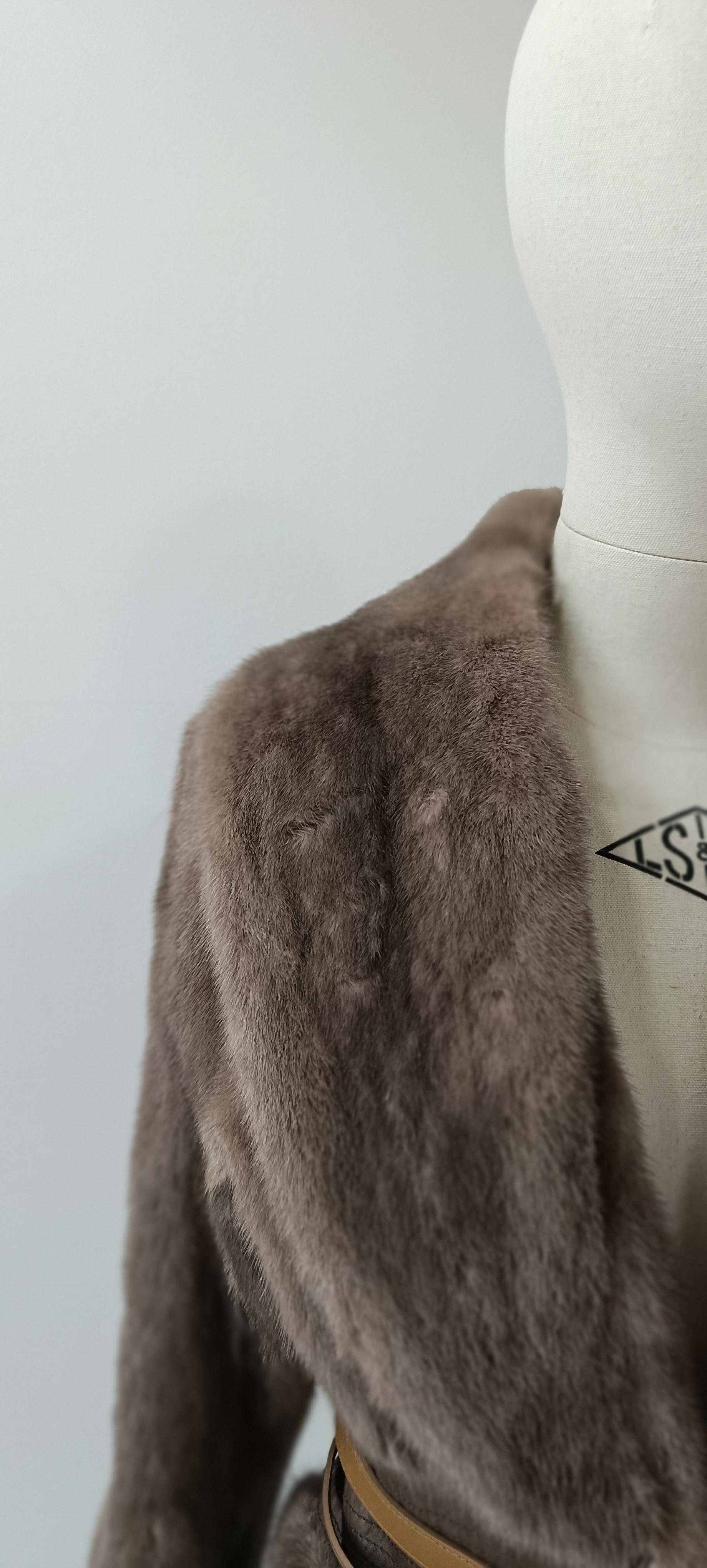 Rare! Vintage Christian Dior & John Galliano 2007 Mink Fur Jacket For Sale 9