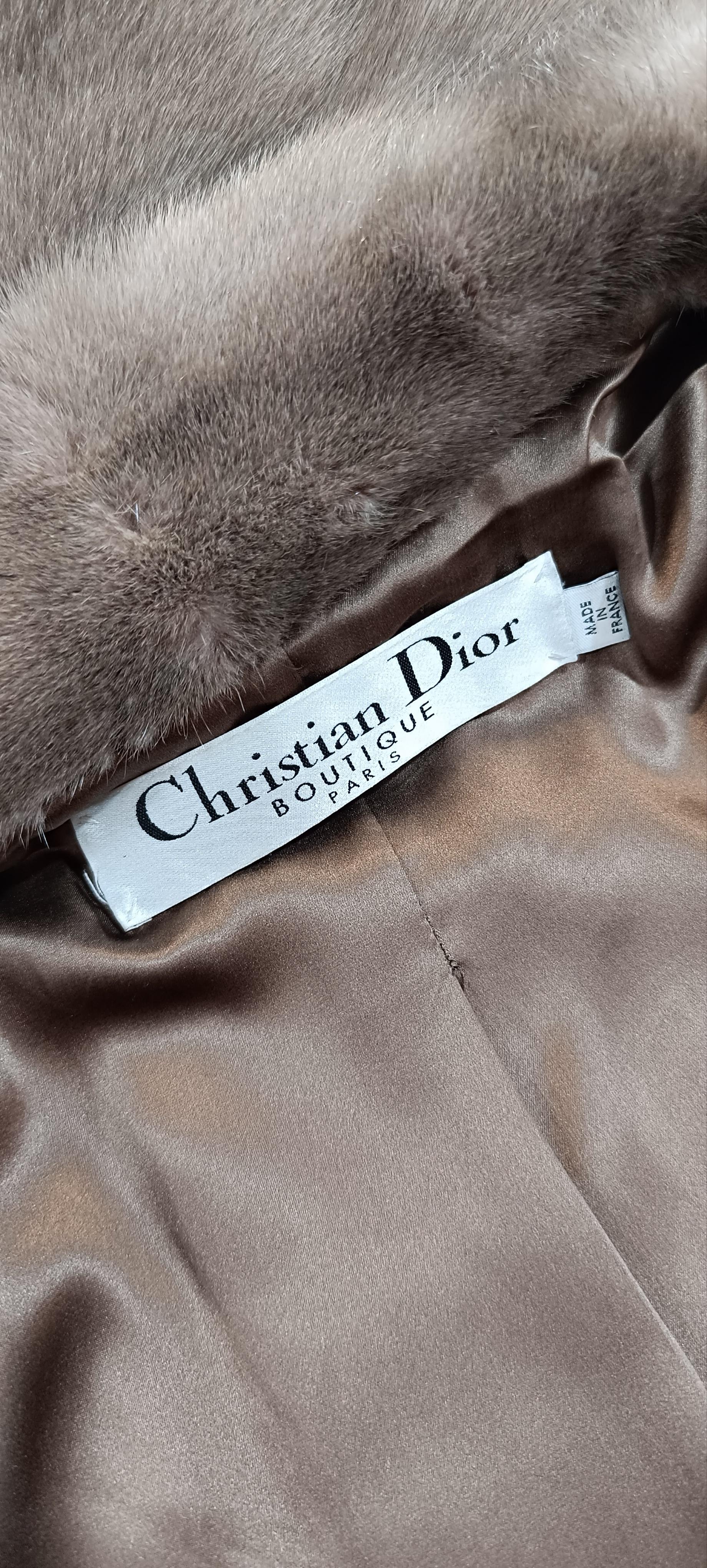 Rare! Vintage Christian Dior & John Galliano 2007 Mink Fur Jacket For Sale 15