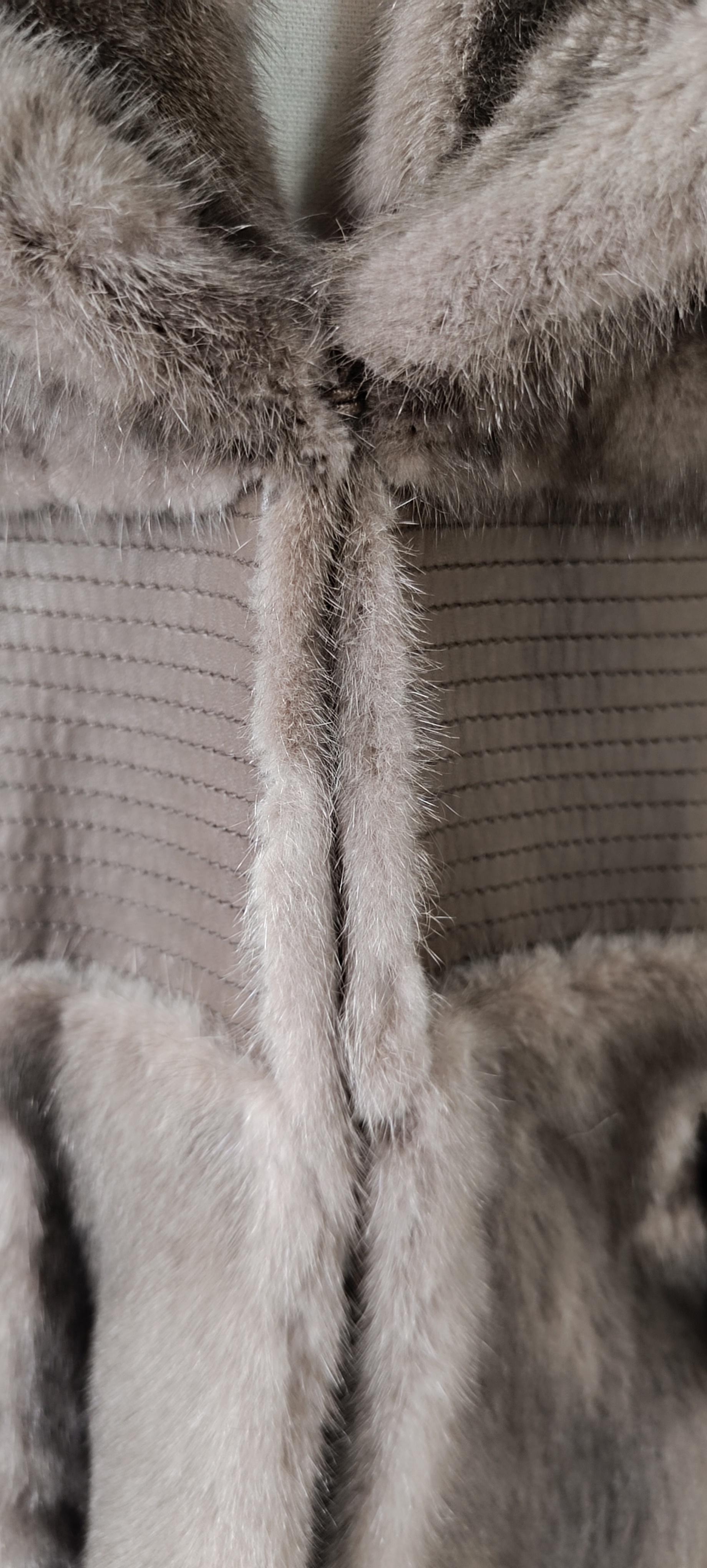 Rare! Vintage Christian Dior & John Galliano 2007 Mink Fur Jacket For Sale 1