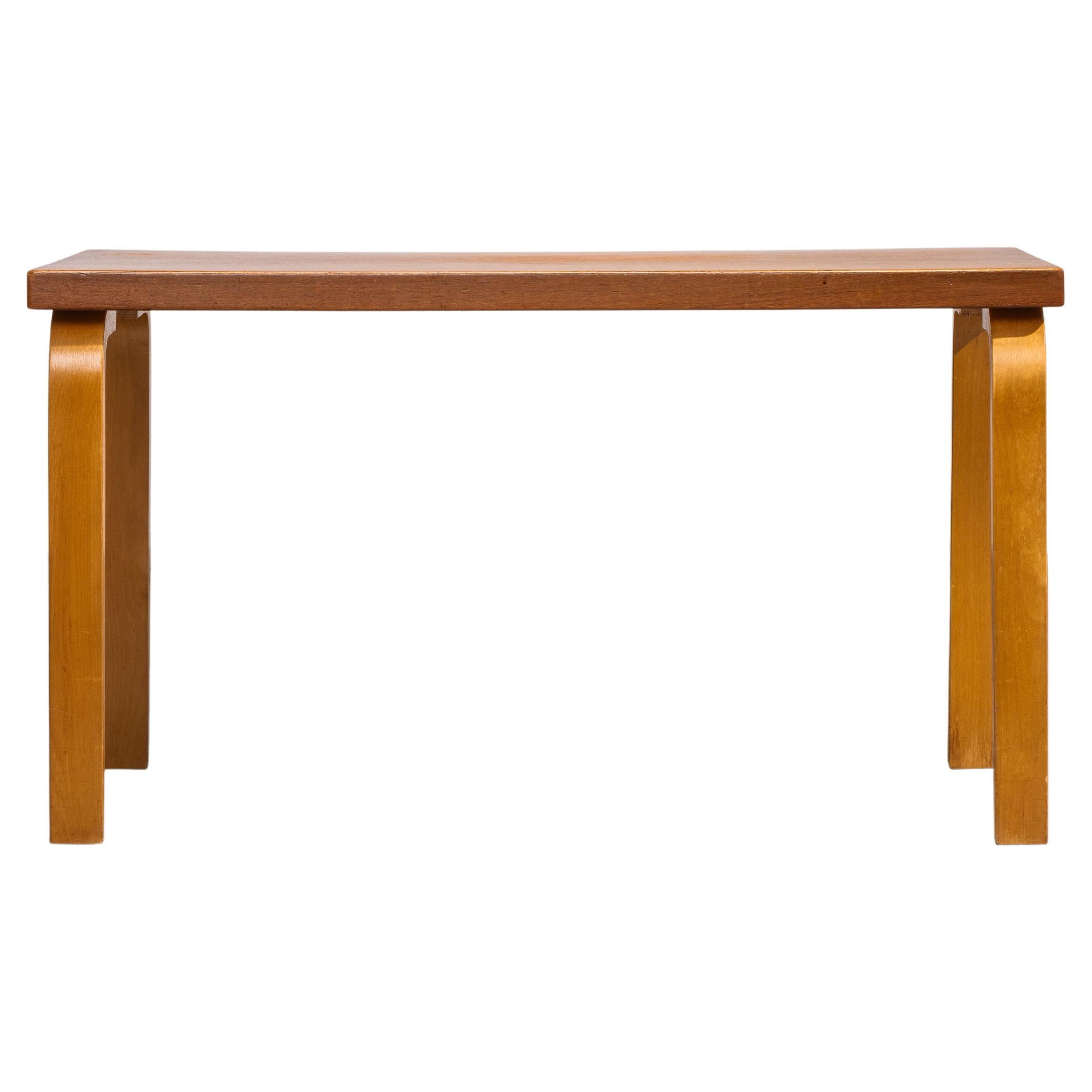 Rare Vintage Coffee Table by Artek, Teak 
Birch, Finland, circa 1960s For Sale