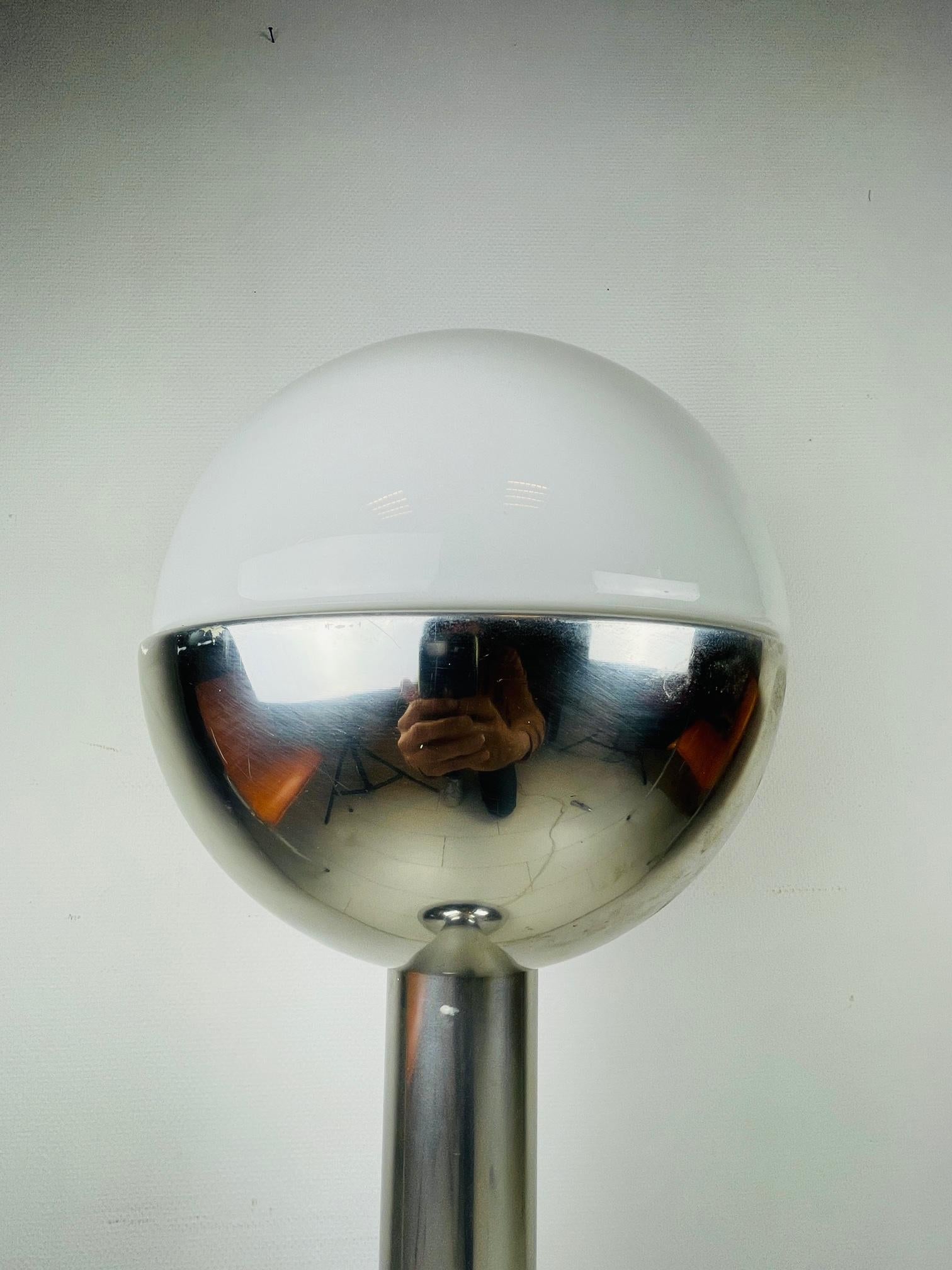 Rare Vintage Doria Leuchten Design Lamp, Unique Large Space Age Floorlamp In Good Condition In ROTTERDAM, ZH