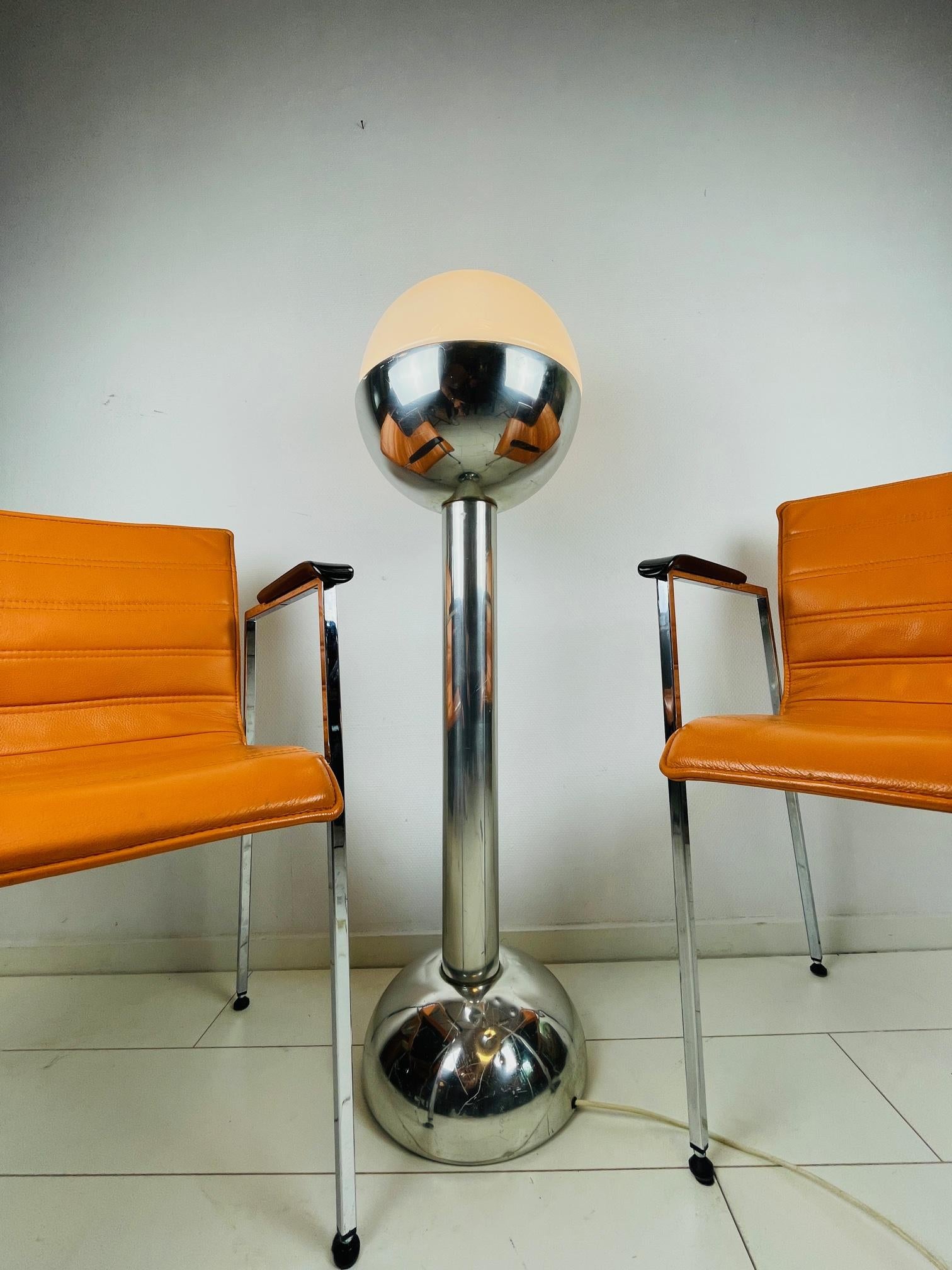 Rare Vintage Doria Leuchten Design Lamp, Unique Large Space Age Floorlamp 3