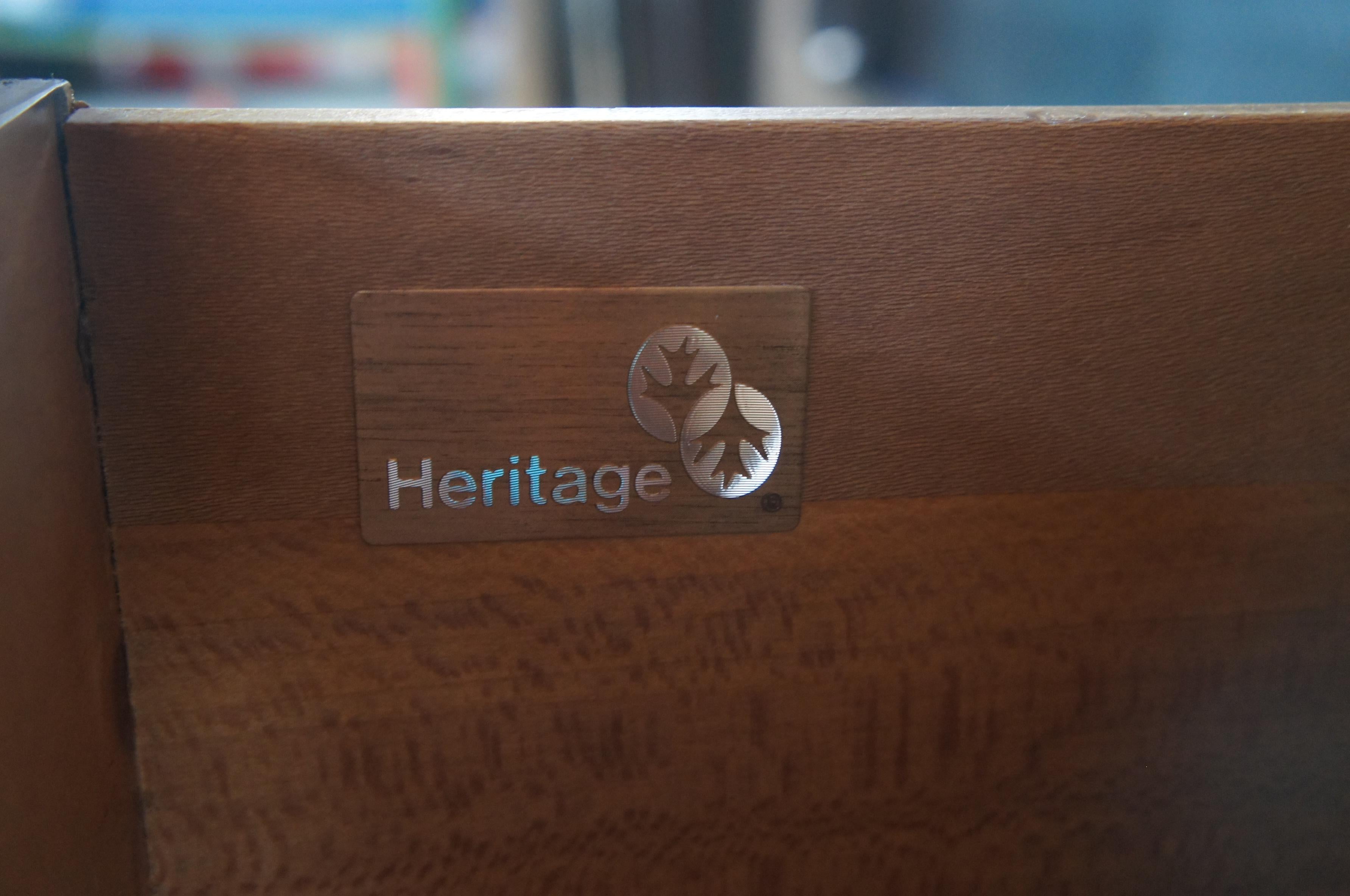 Mid-20th Century Rare Vintage Drexel Pine Heritage American Tour Highboy Tallboy Dresser 170-430