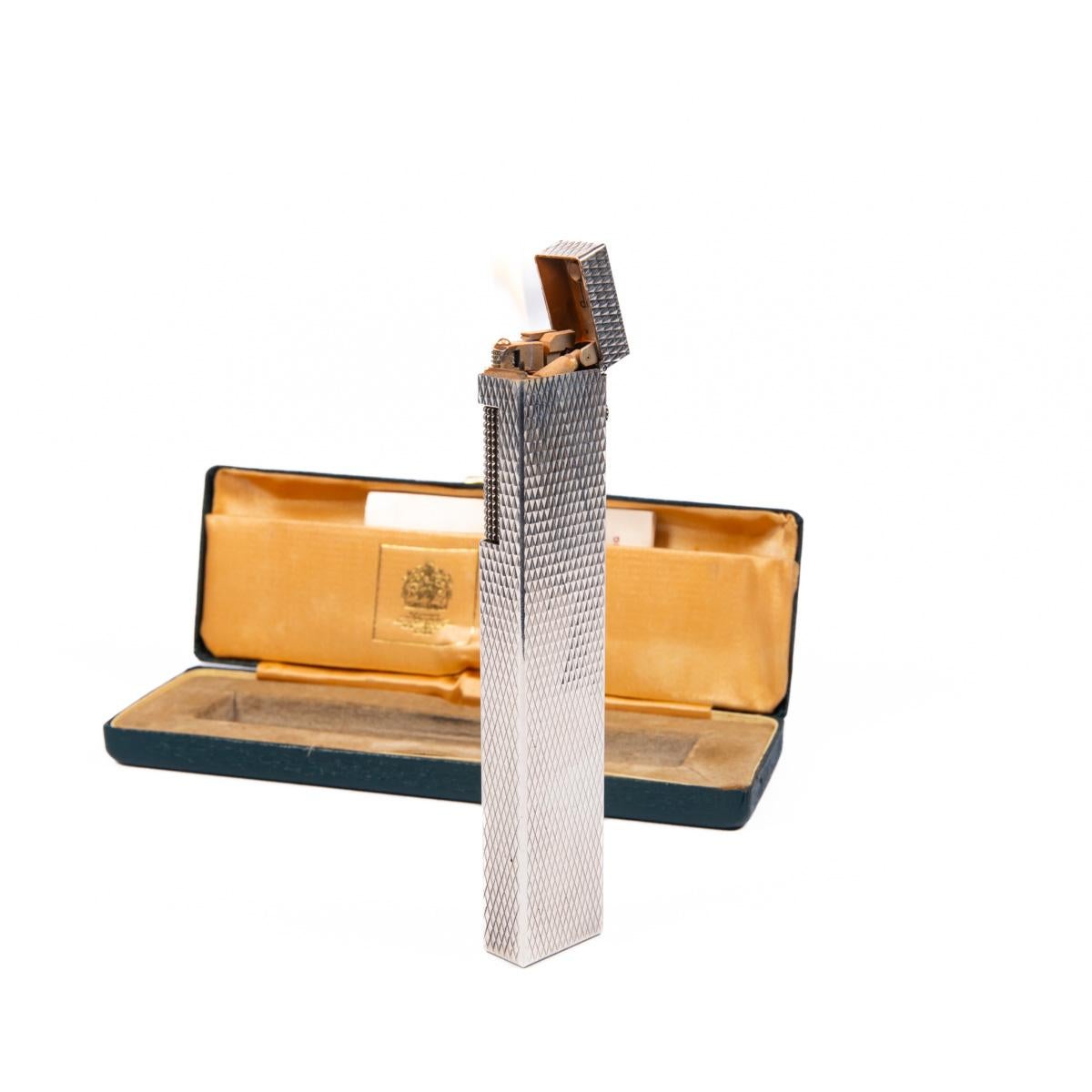 Rare Vintage Dunhill Longboy Desk Lighter NOS in Box 1970s 3