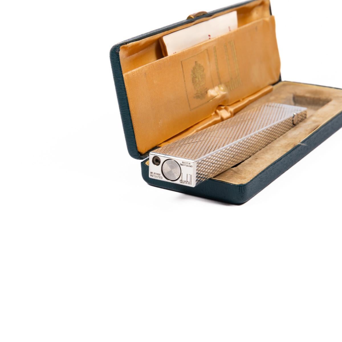 Rare Vintage Dunhill Longboy Desk Lighter NOS in Box 1970s 4