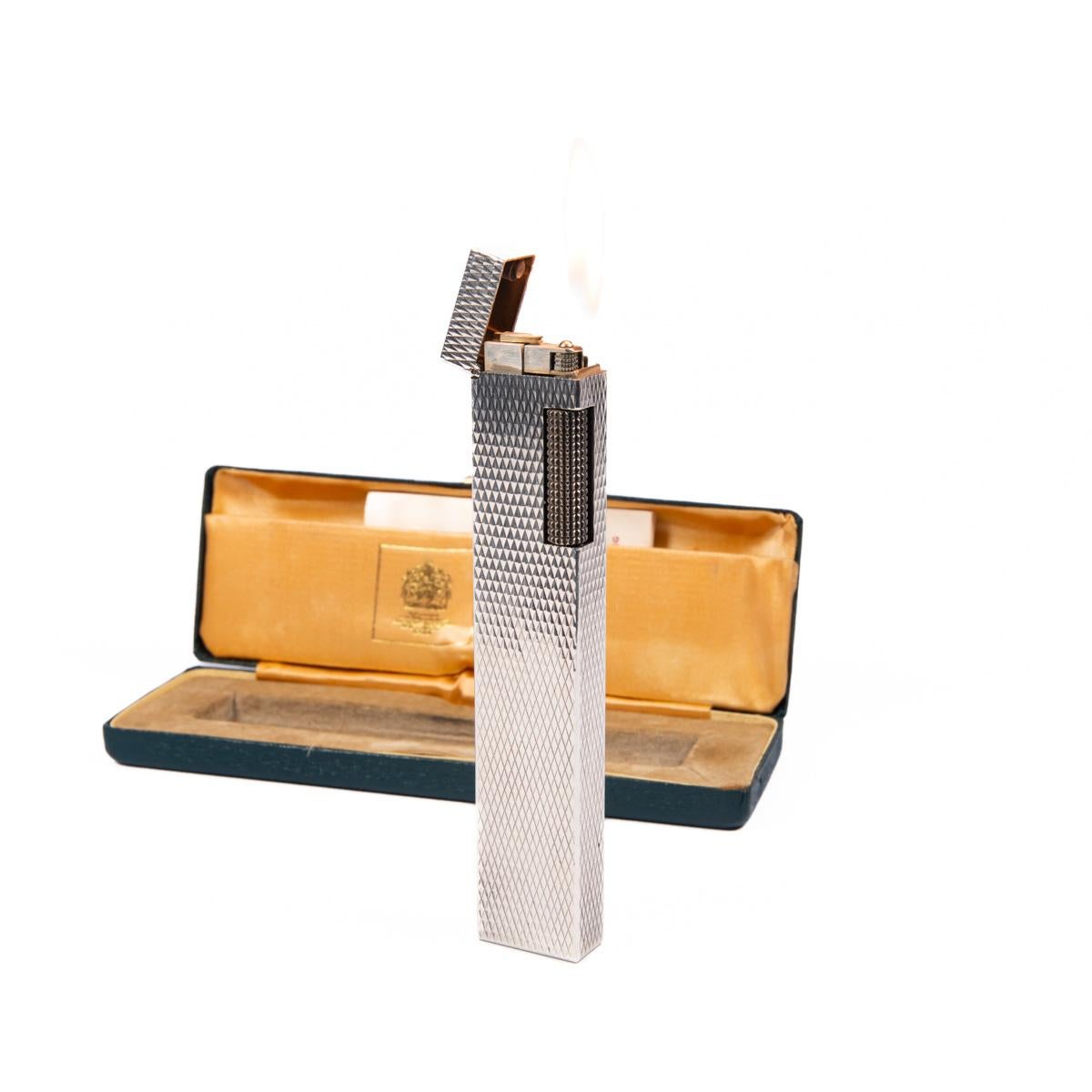 Rare Vintage Dunhill Longboy Desk Lighter NOS in Box 1970s 2