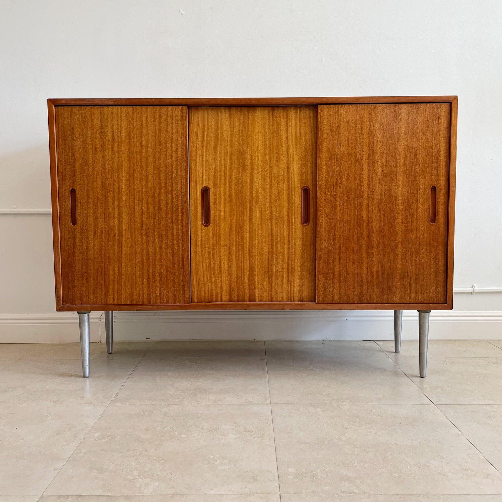 Mid-20th Century Rare Vintage Edward Wormley for Dunbar Double Sided Room Divider Credenza with S For Sale