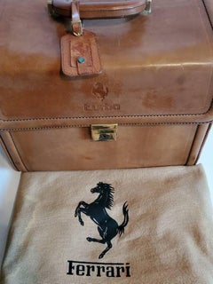 Rare Vintage Ferrari 208 Turbo Schedoni Leather Travel Bag