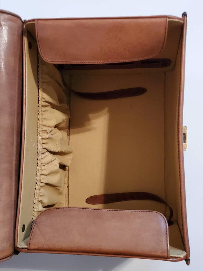 Rare Vintage Ferrari 208 Turbo Schedoni Leather Travel Bag In Good Condition For Sale In Forney, TX