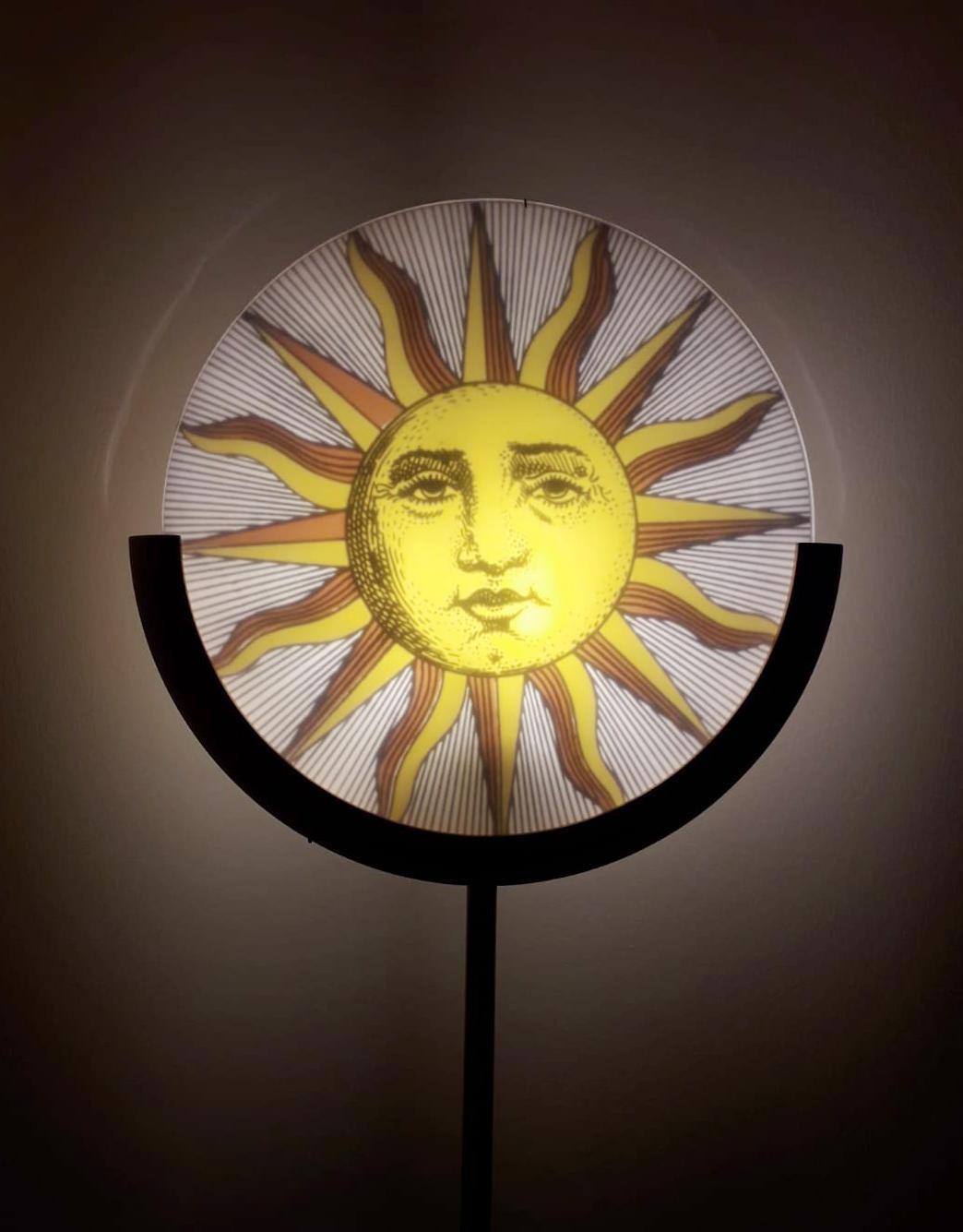 Mid-Century Modern Rare Vintage Fornasetti Sun and Moon Floor Lamp