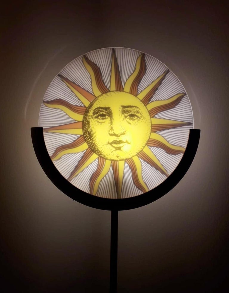 20th Century Rare Vintage Fornasetti Sun and Moon Floor Lamp For Sale