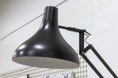 Rare Vintage Gaetano Pesce Attributed Moloch Oversized Black Drafting Floor Lamp