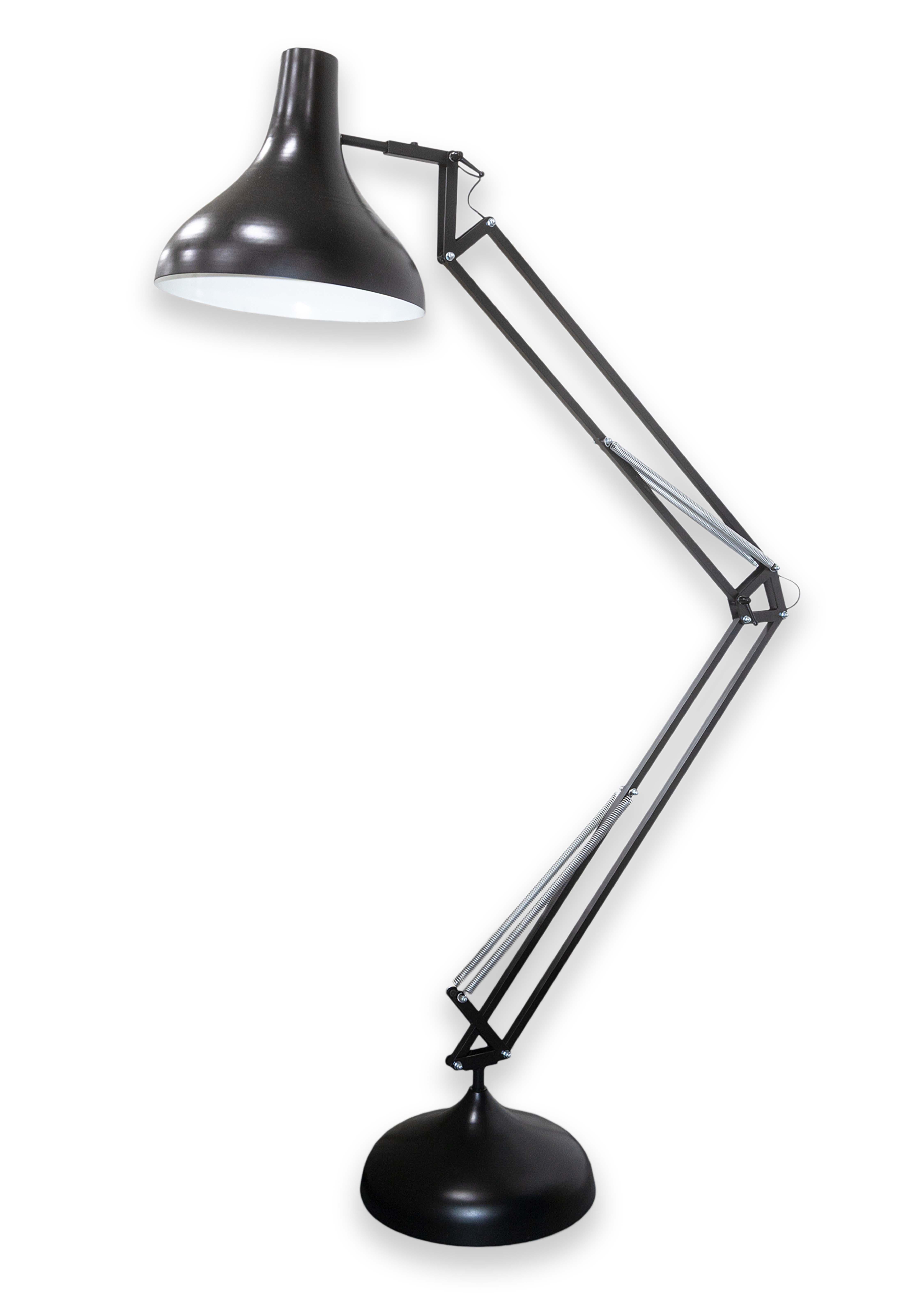 Seltene Vintage Gaetano Pesce zugeschrieben Moloch überdimensioniert schwarz Zeichnung Stehlampe (Metall) im Angebot
