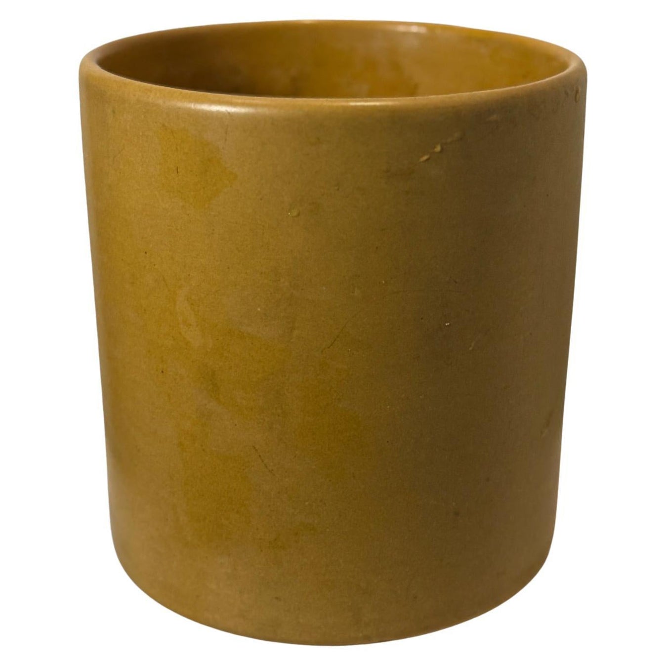 Rare Jardinière Vintage Gainey Ceramics - Ochre Yellow, Mid-Century Modern Pot