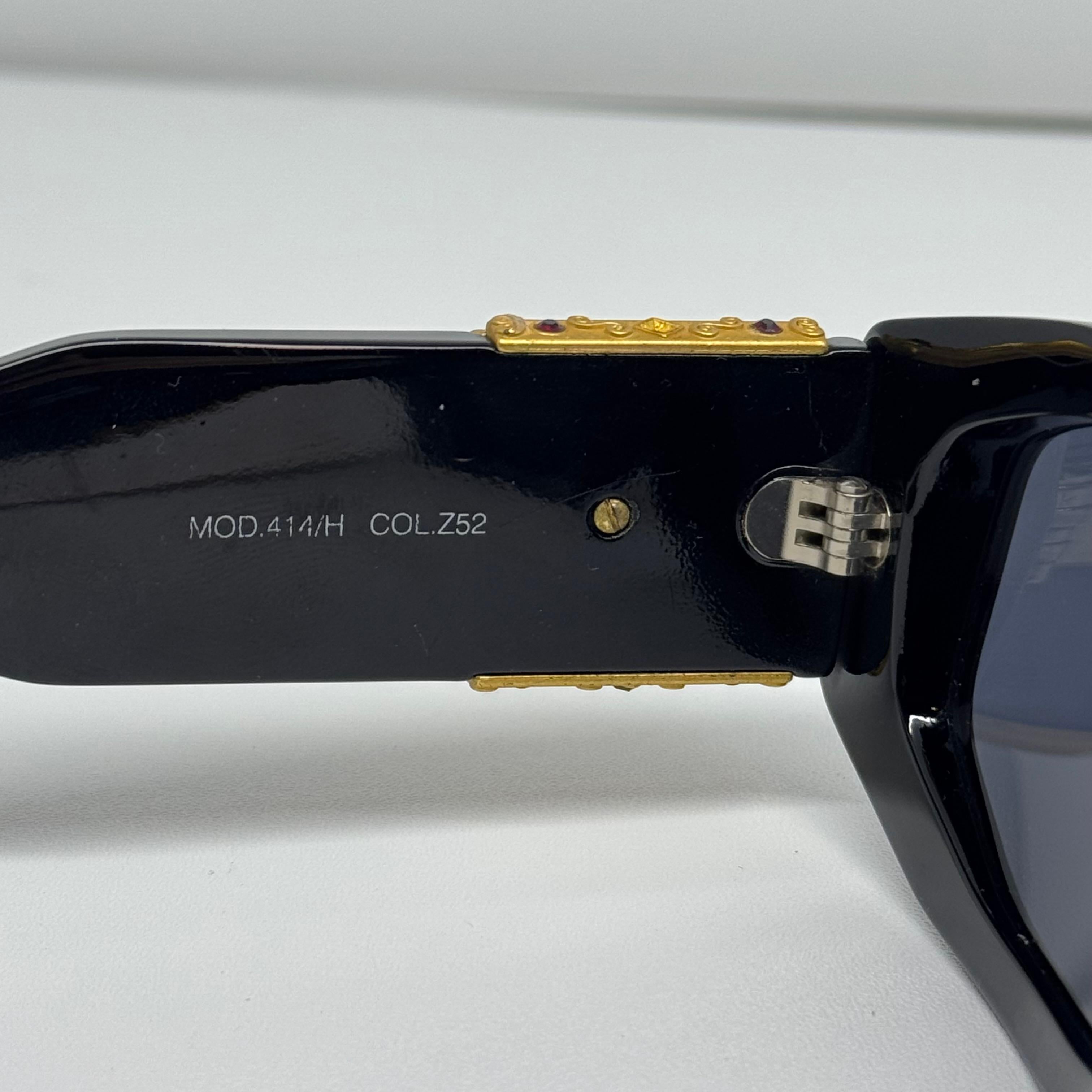 Rare Vintage Gianni Versace Gripoix Medusa Head Sunglasses For Sale 1