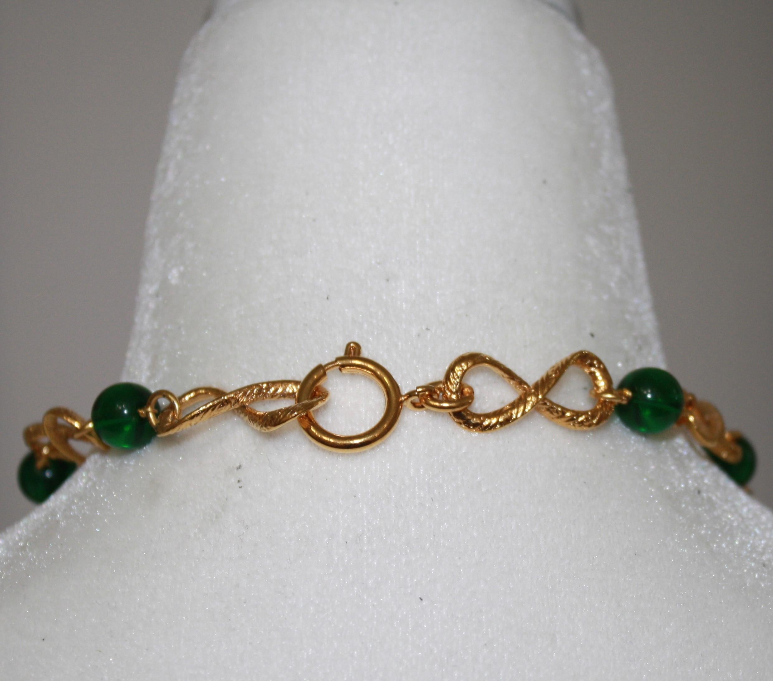 Rare Vintage Gripoix For Chanel Pendant Circa 1990s In Excellent Condition In Virginia Beach, VA