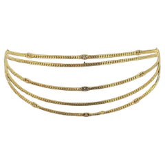 Rare Vintage Gucci Gold Chain Layered Belt
