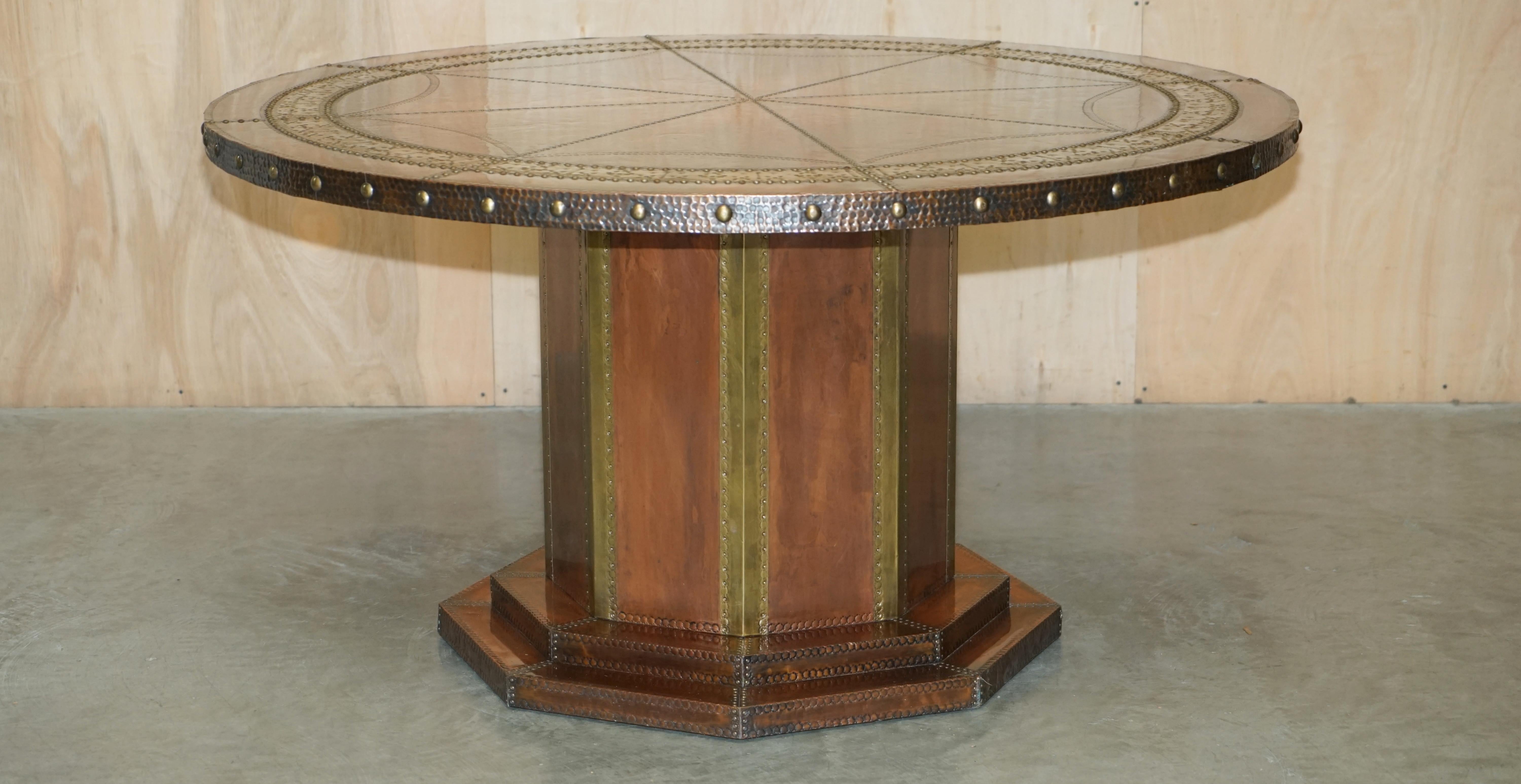 Royal House Antiques

Royal House Antiques is delighted to offer for sale this absolutely exquisite hand hammered Copper & Brass round Mediaeval looking dining table 

Please note the delivery fee listed is just a guide, it covers within the M25