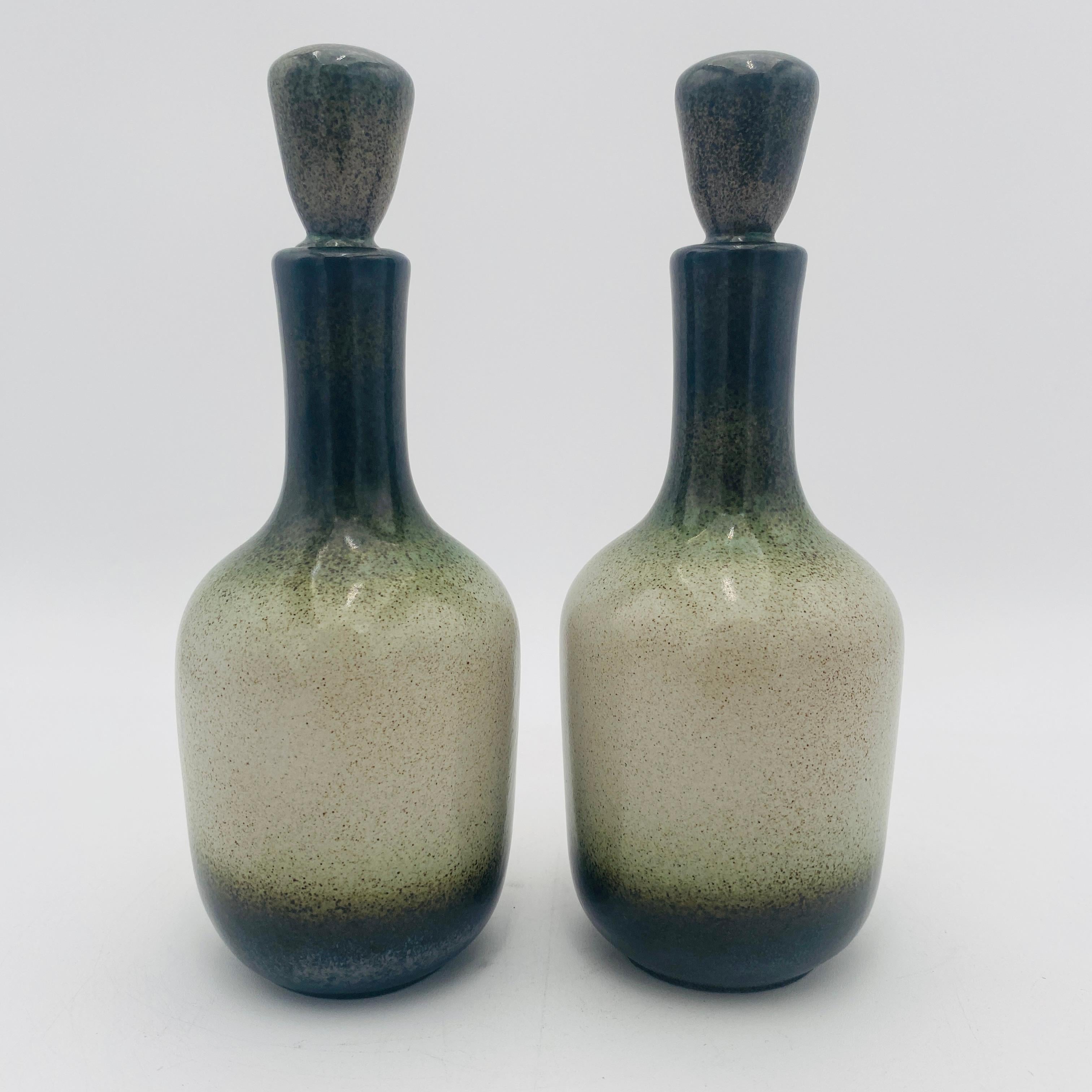 Seltene Vintage Heath Ceramics Öl & Essig Set im Angebot 5