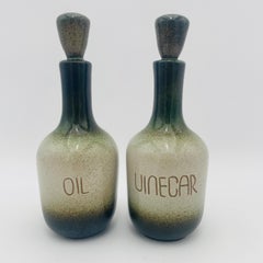 Raro set di olio e aceto di Heath Ceramics d'epoca