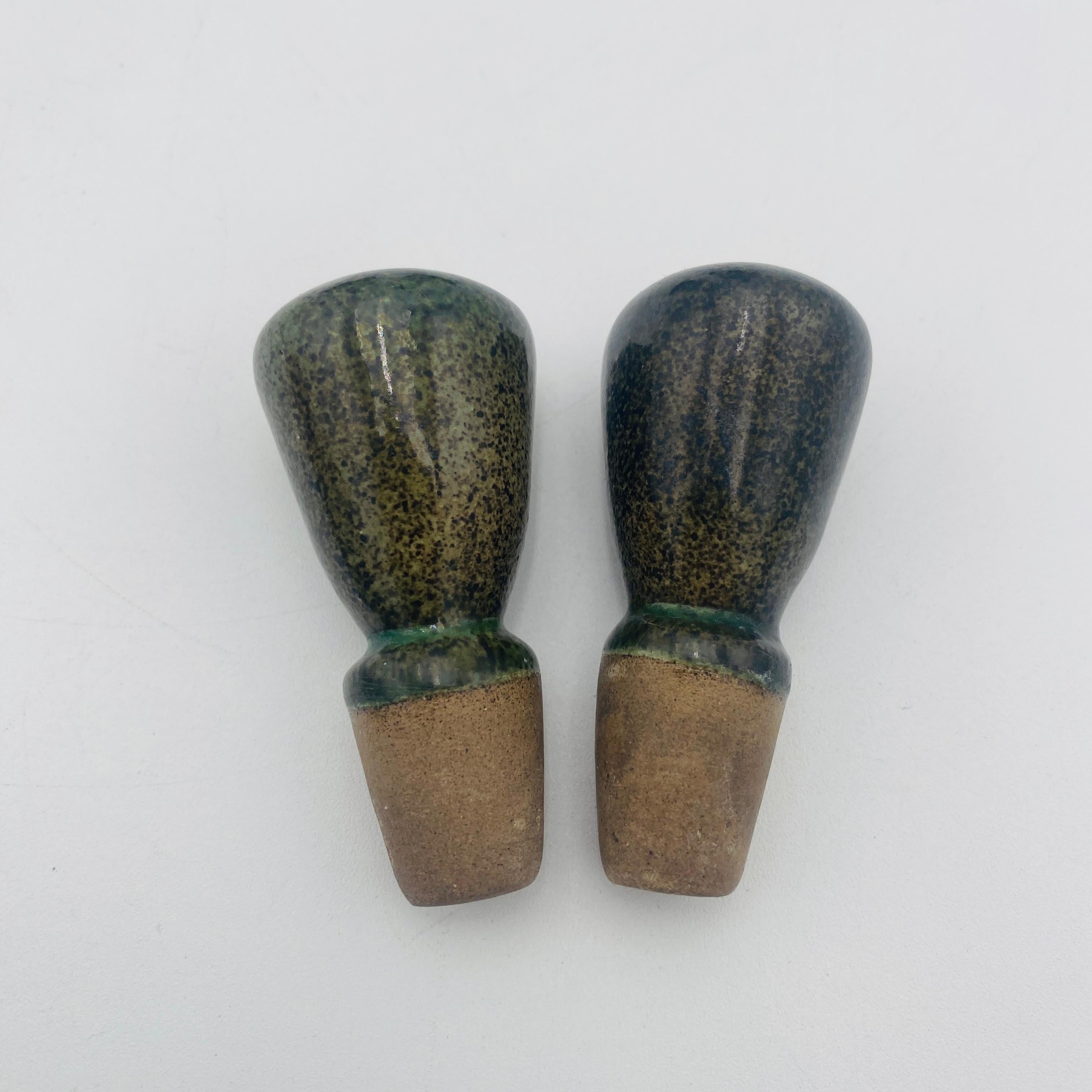 Seltene Vintage Heath Ceramics Öl & Essig Set (Keramik) im Angebot