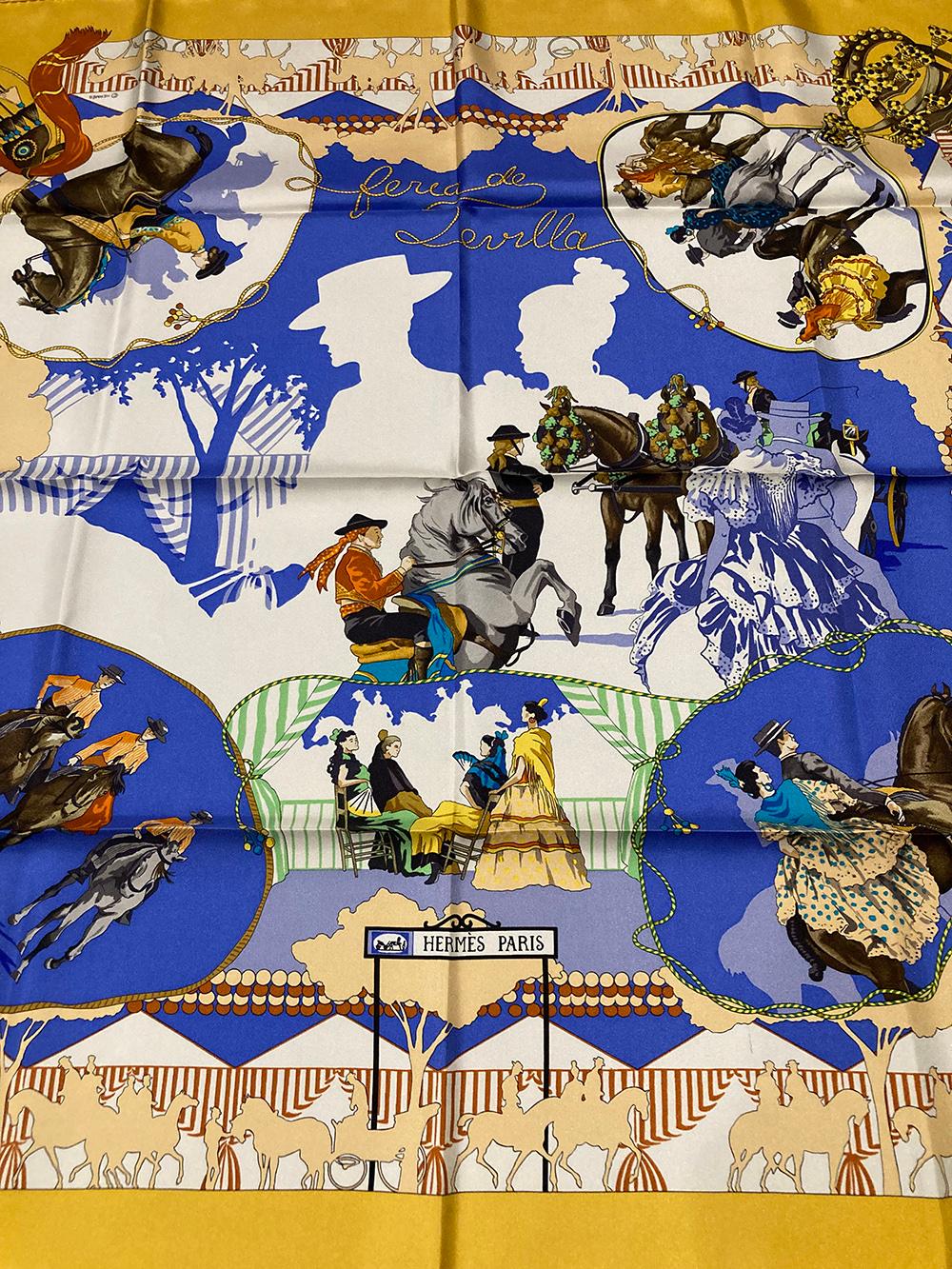 antique hermes scarves
