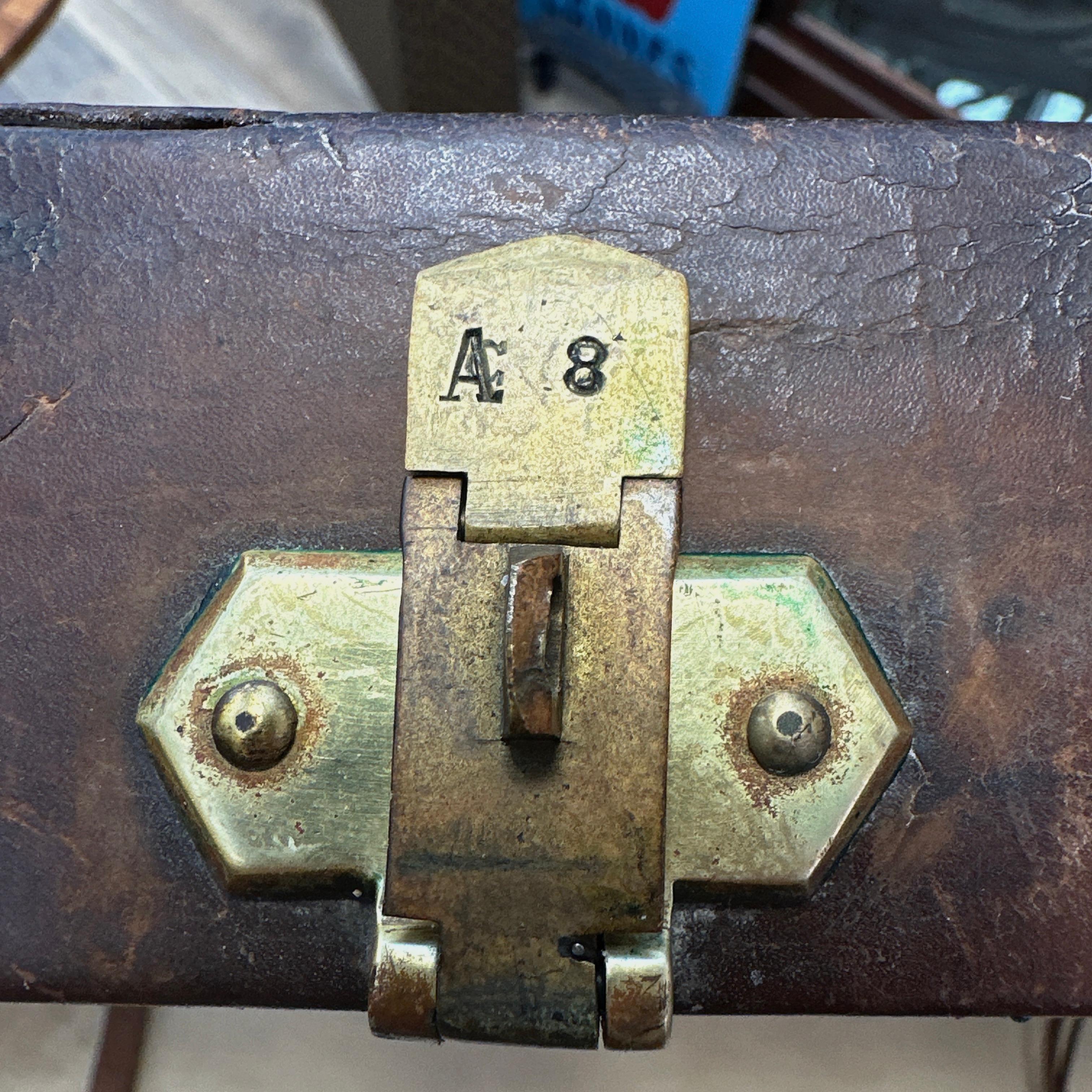 Rare Vintage HERMES Leather Suitcase 1