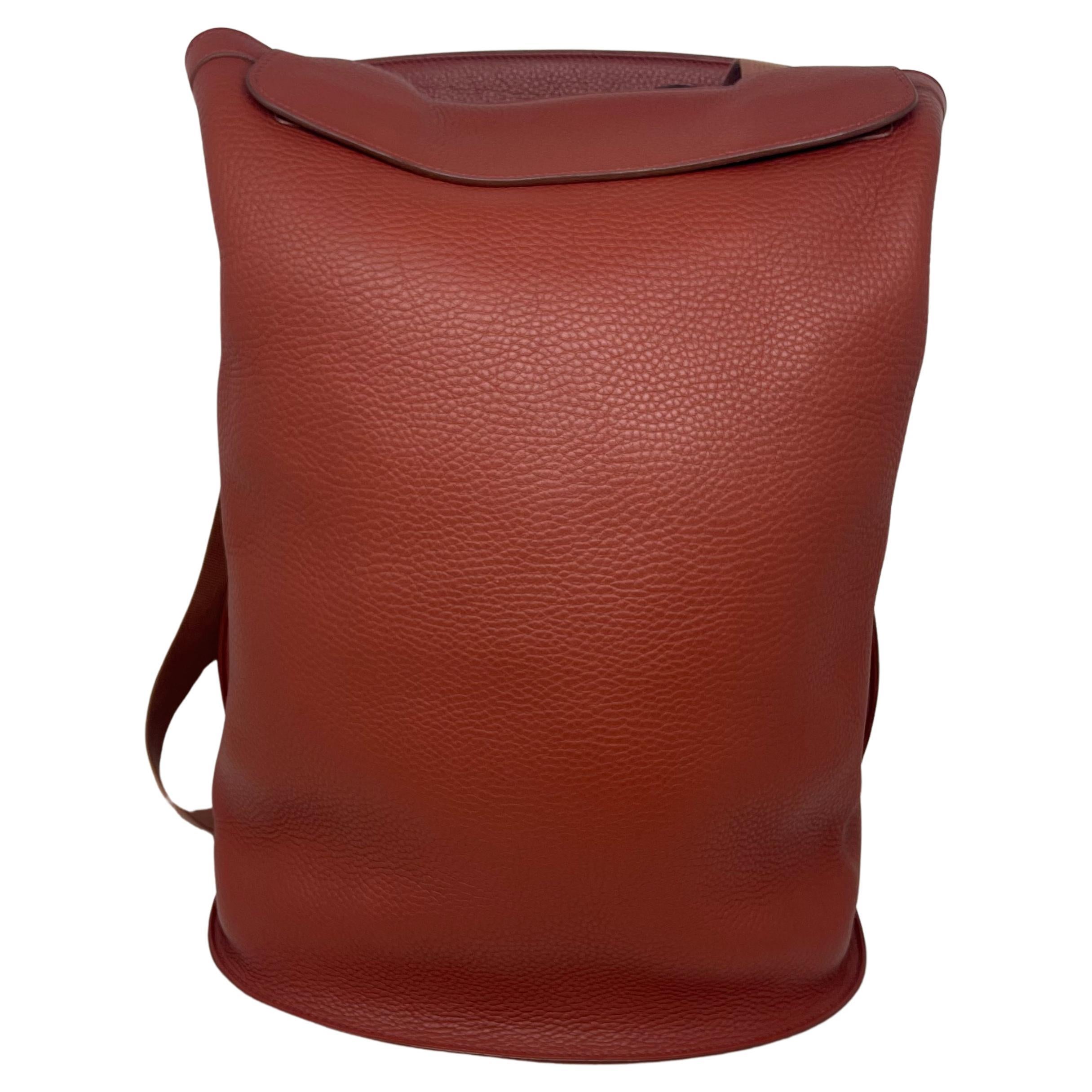 Hermès Polochon Mimile Drawstring Bucket Bag Backpack
