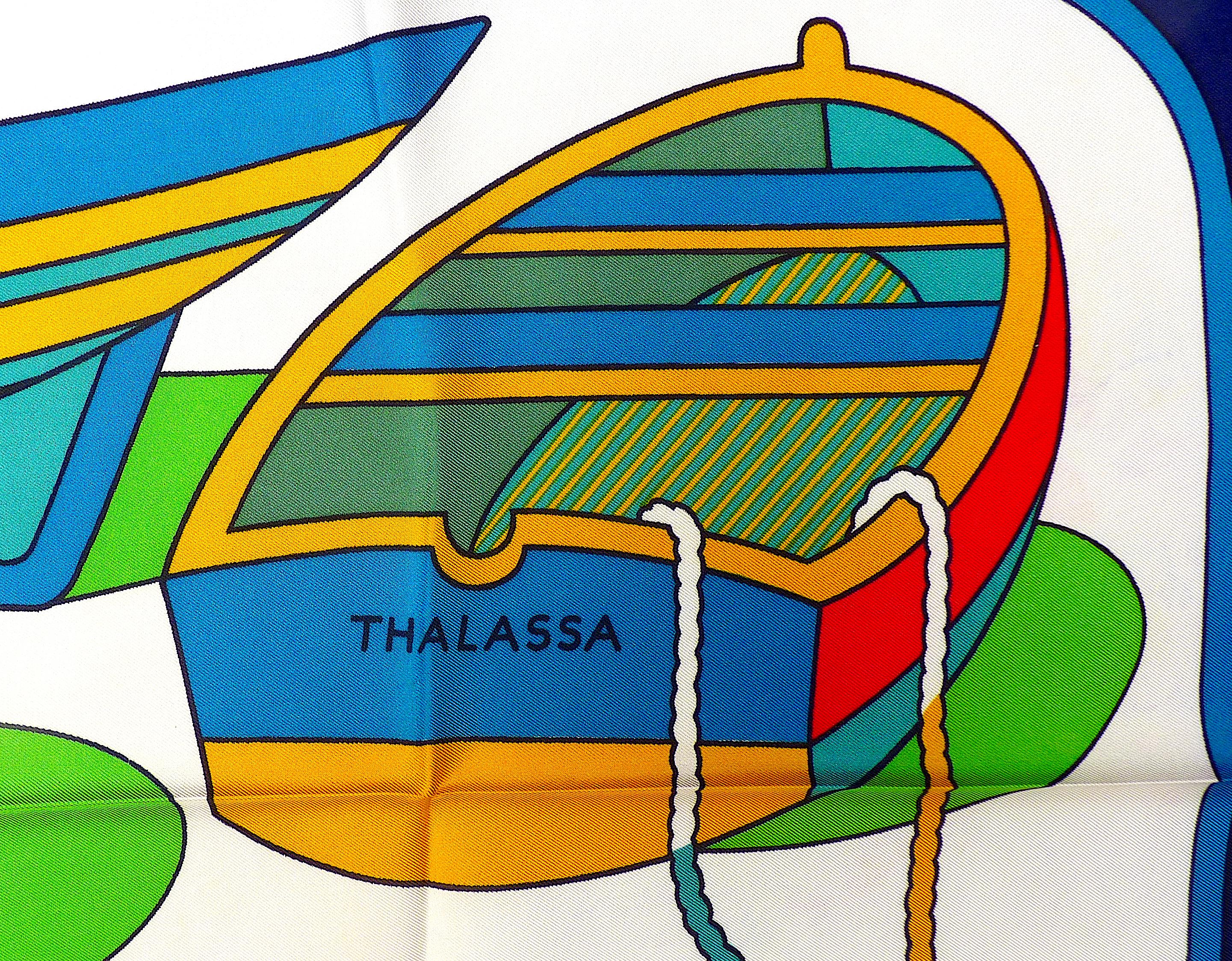 Rare Vintage Hermes Silk Scarf 